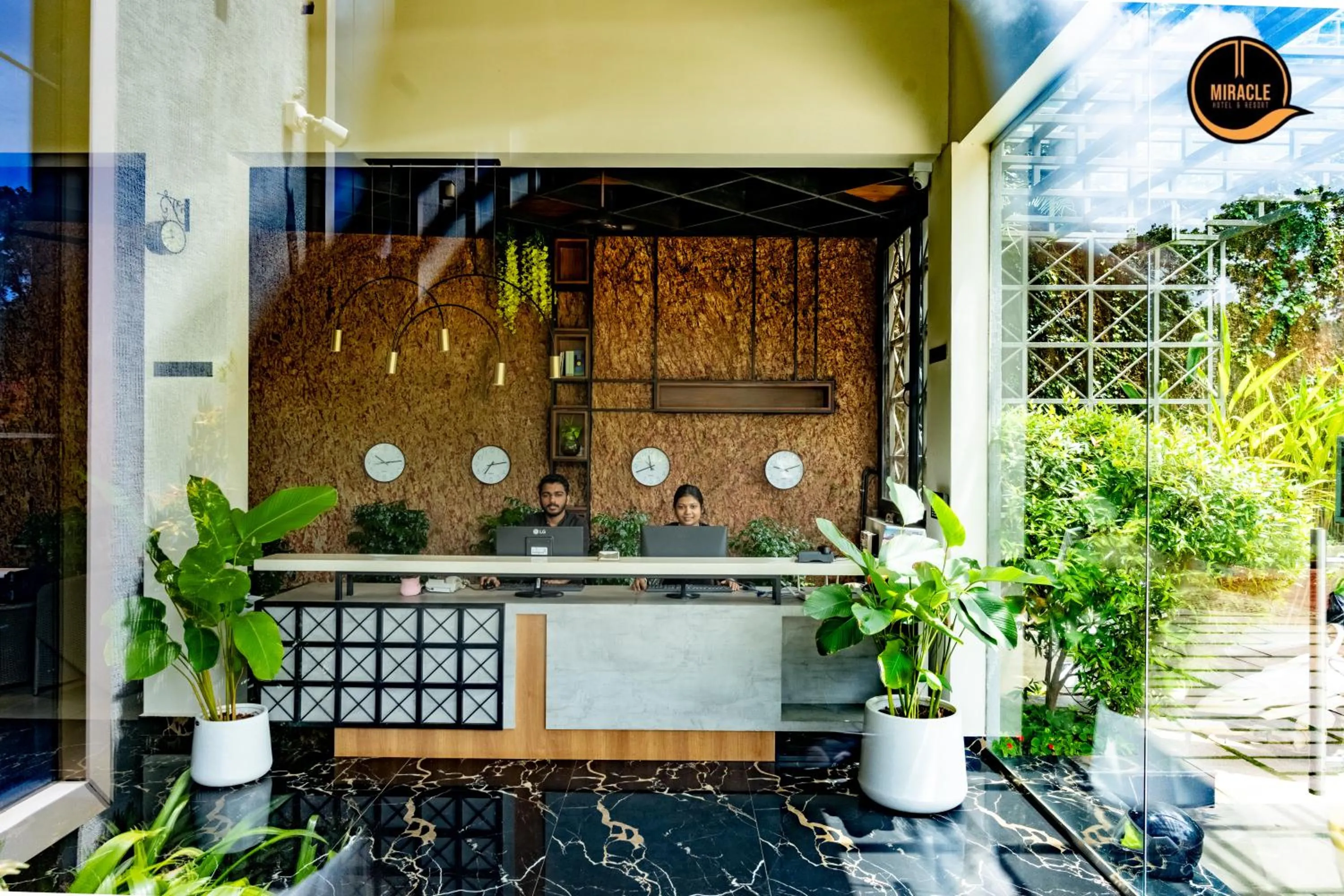 Lobby or reception in Miracle Hotel and Resorts