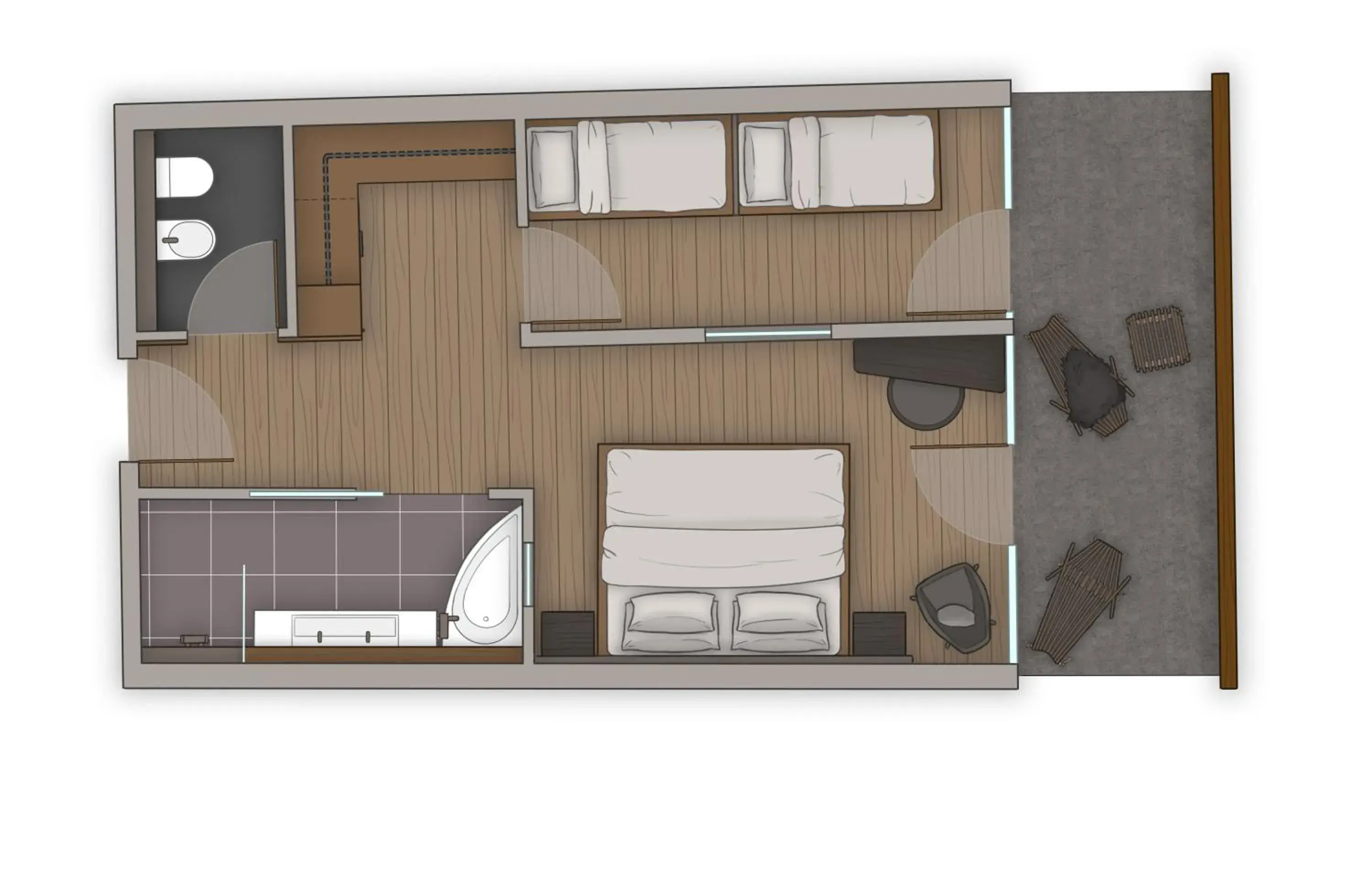 Family Room with Mountain View in Familienhotel Familiamus Family Room with Mountain View in Familienhotel Familiamus
