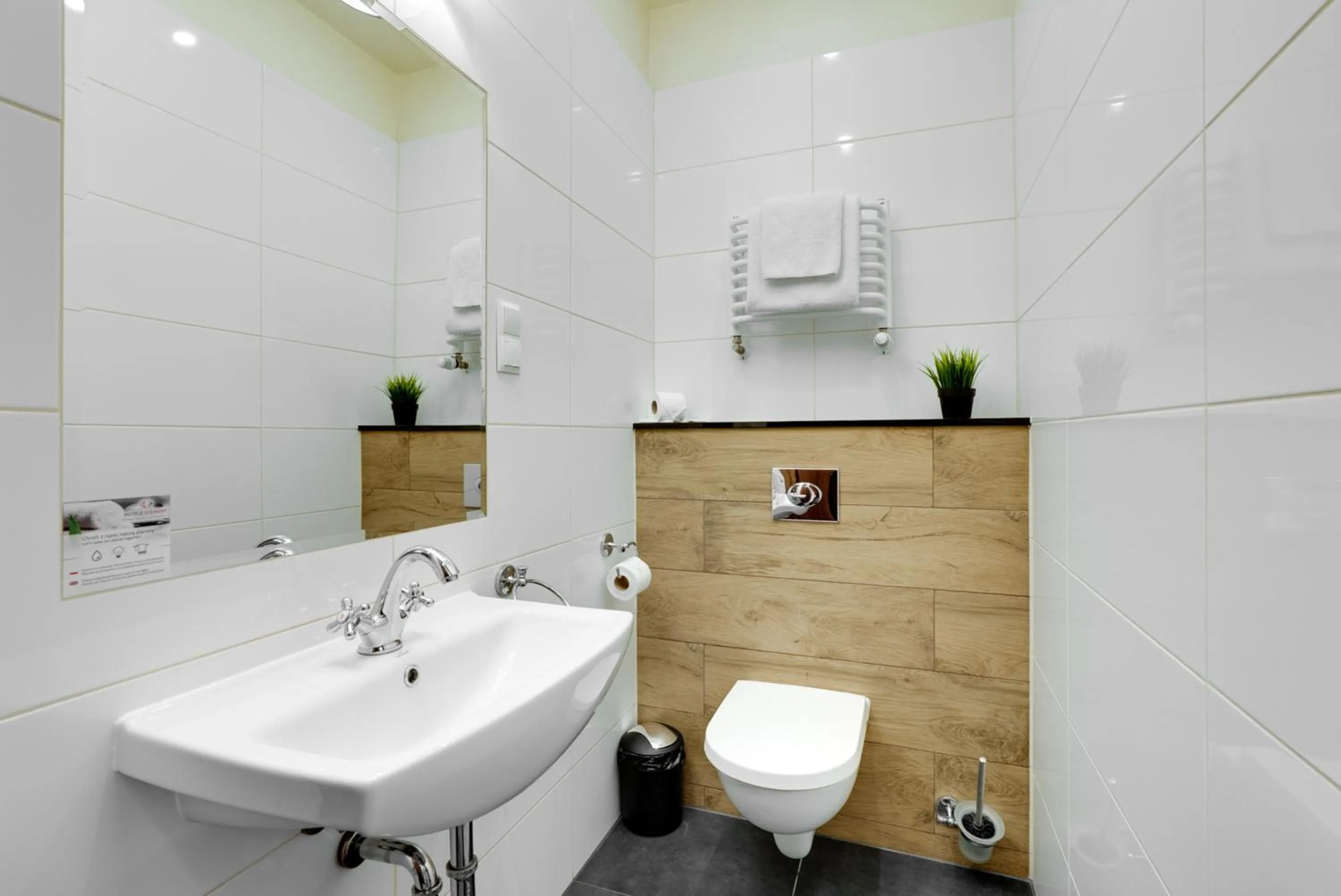 Bathroom in Hotel Diament Plaza Gliwice