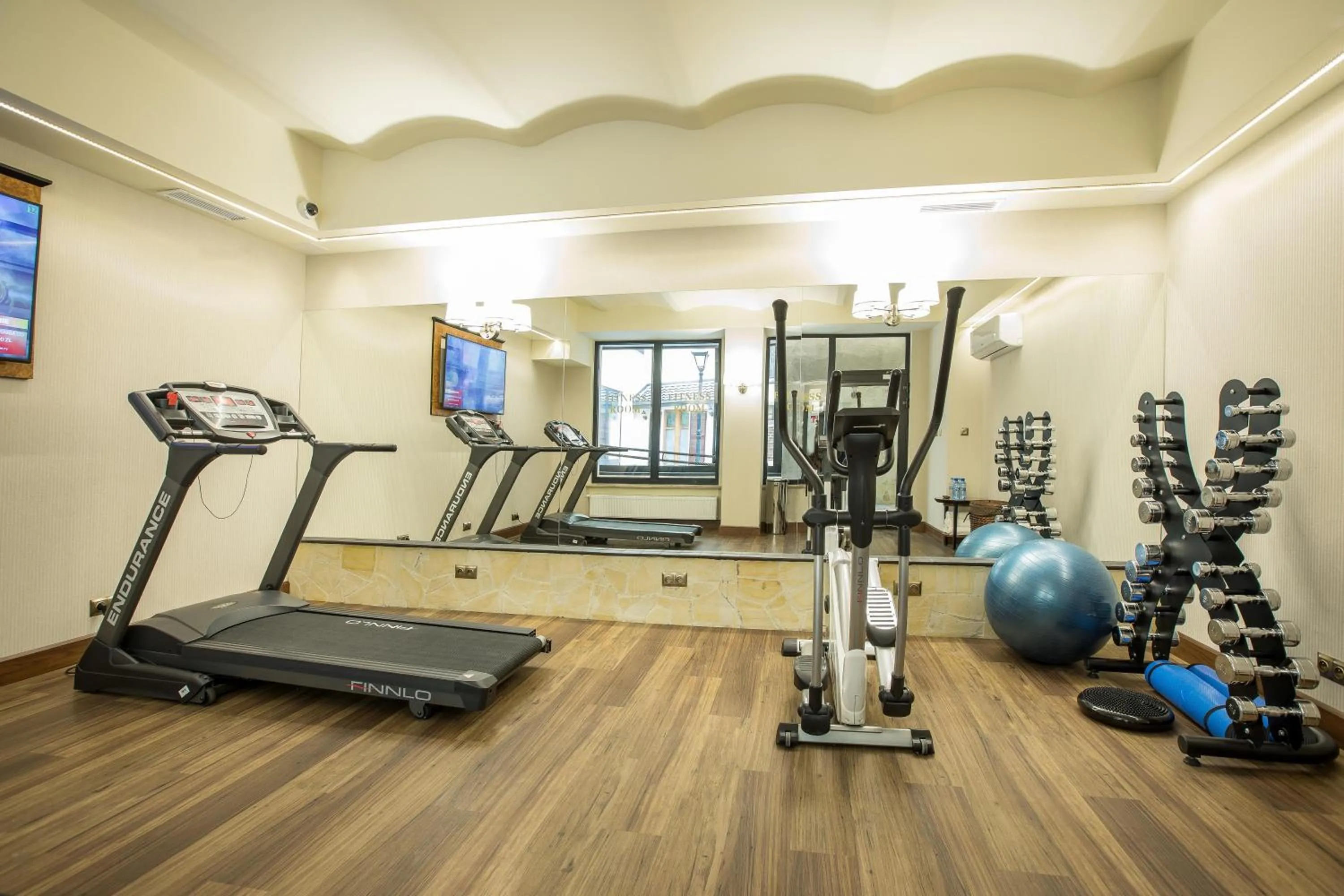 Fitness centre/facilities in Hotel Diament Plaza Gliwice