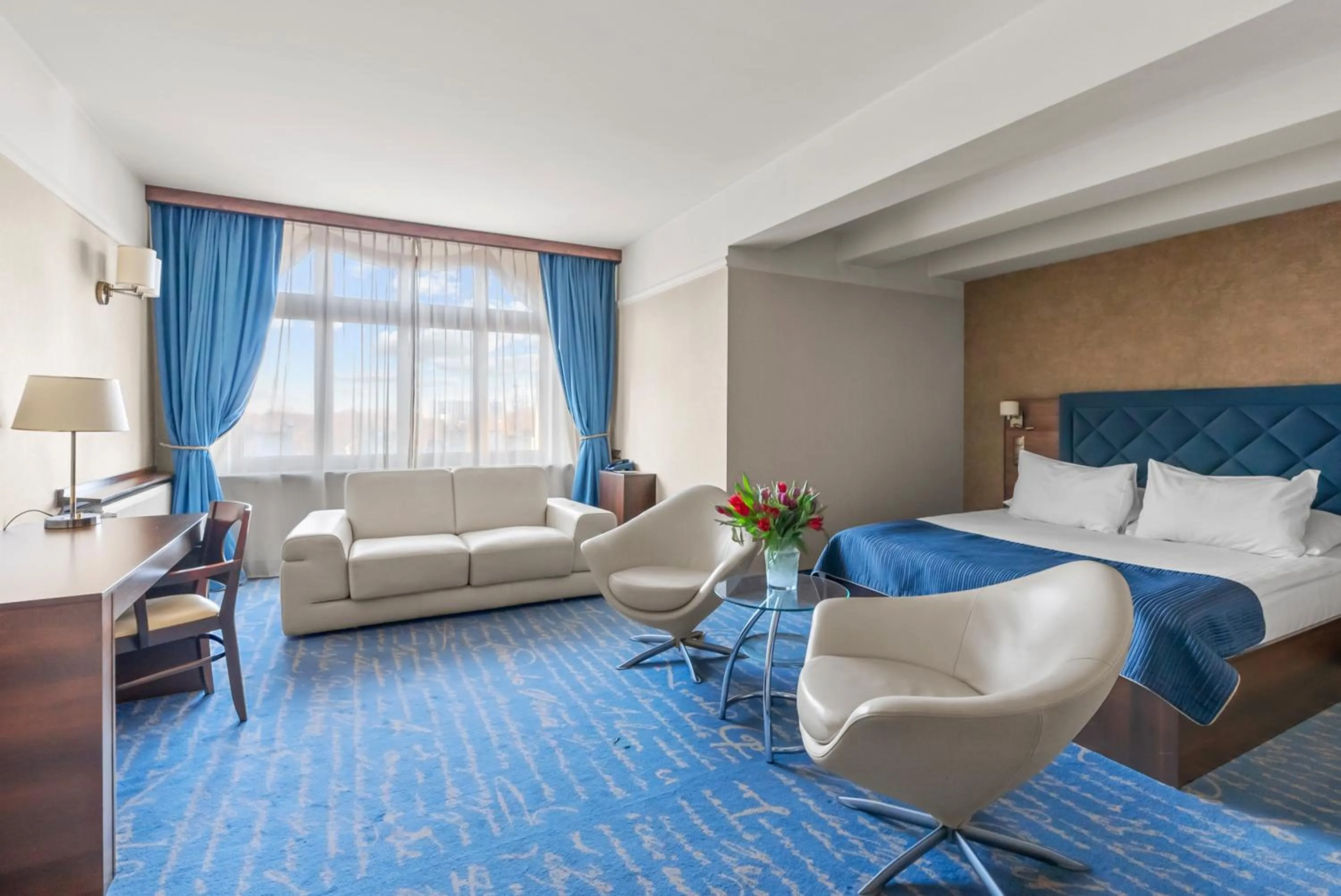 Bed in Hotel Diament Plaza Gliwice