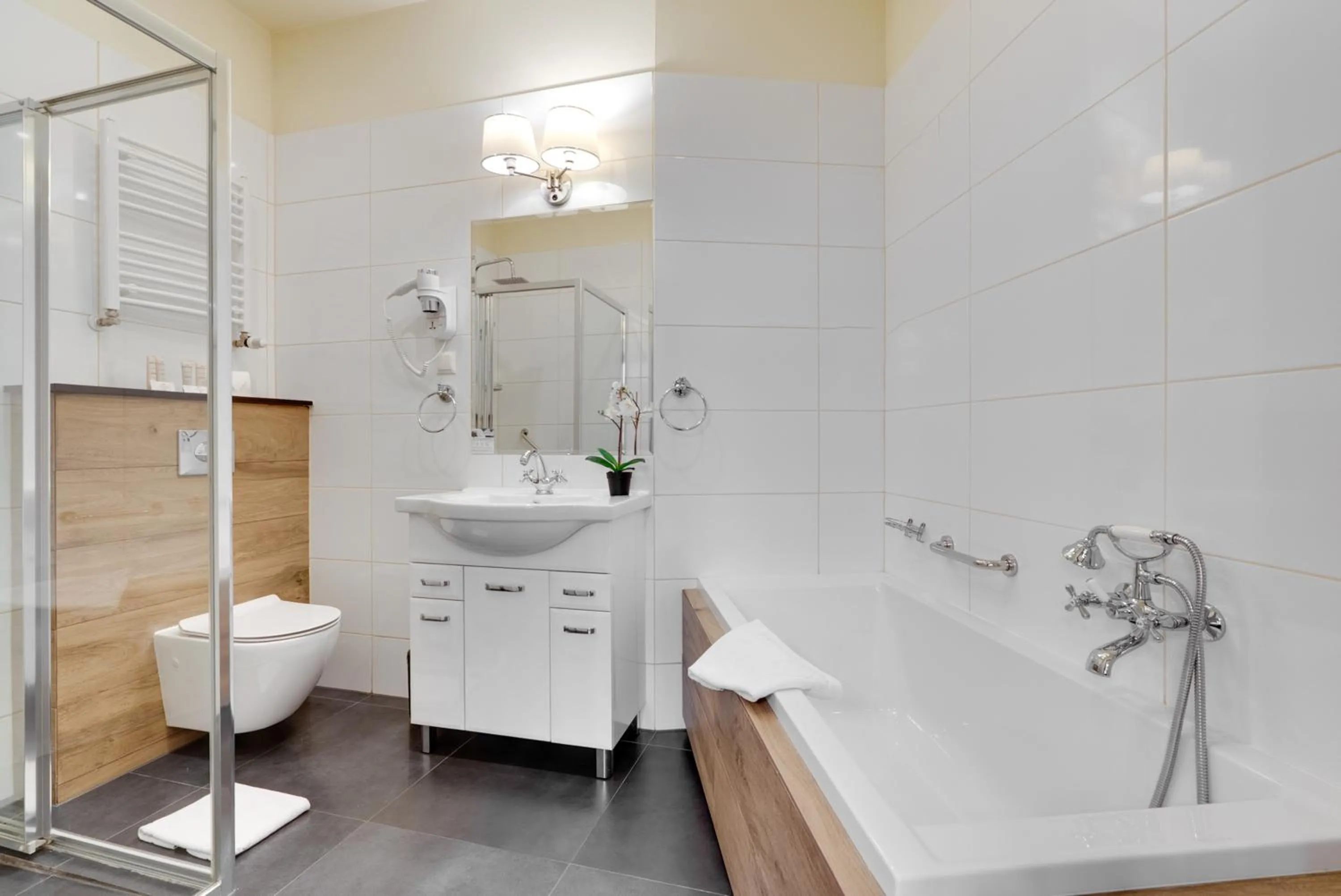 Bathroom in Hotel Diament Plaza Gliwice
