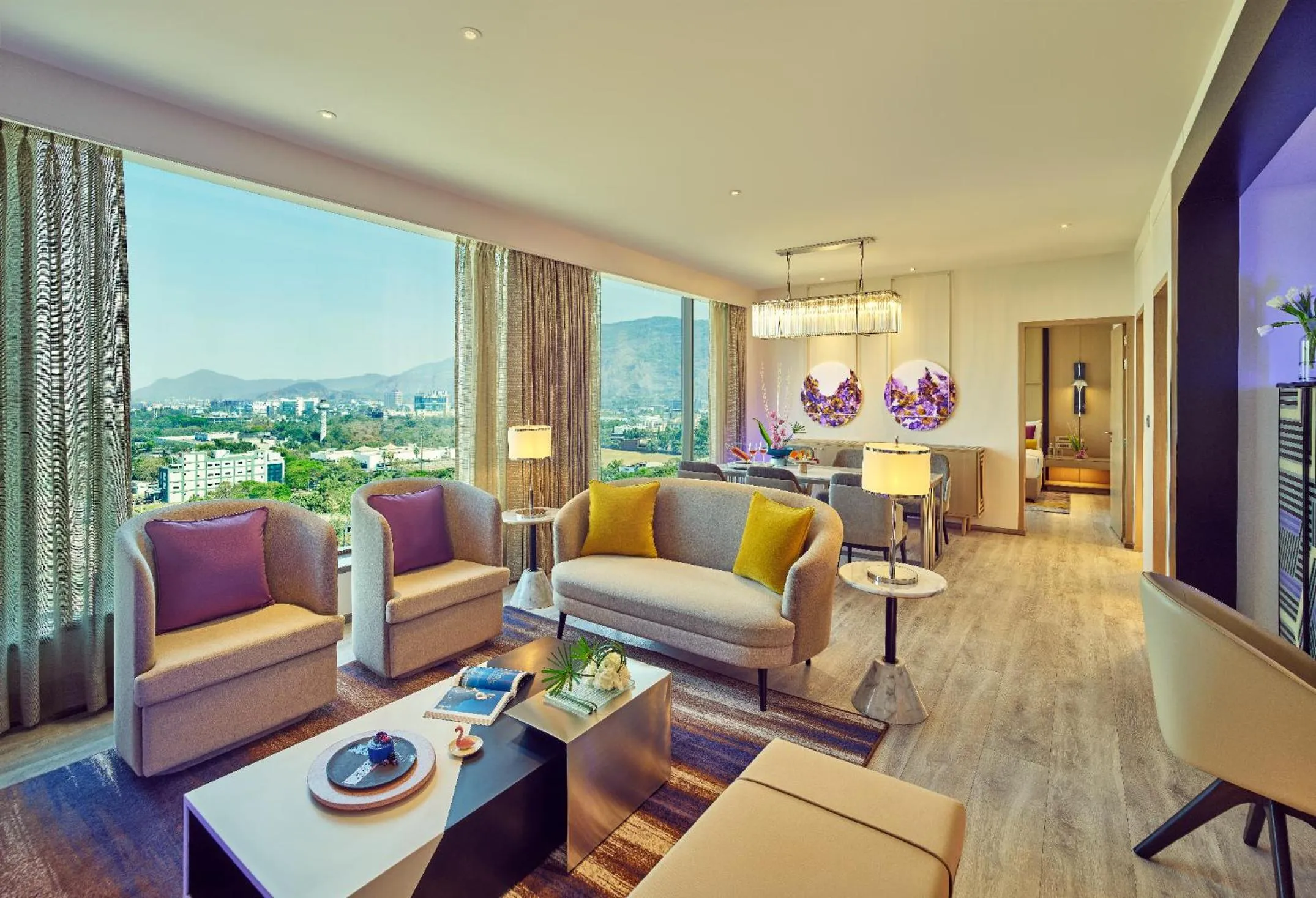 Living room in Vivanta Navi Mumbai Turbhe