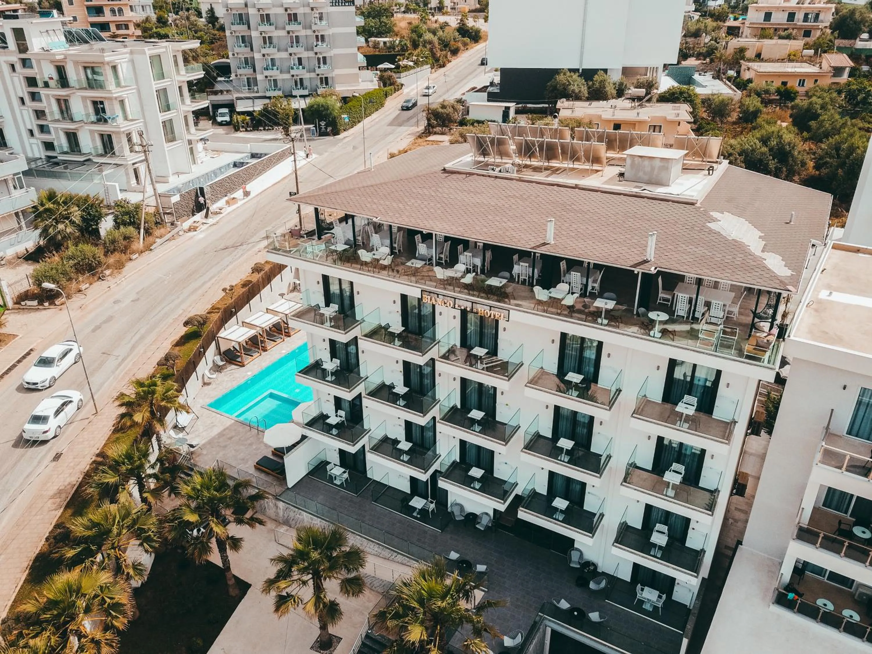 Property building in Bianco Hotel