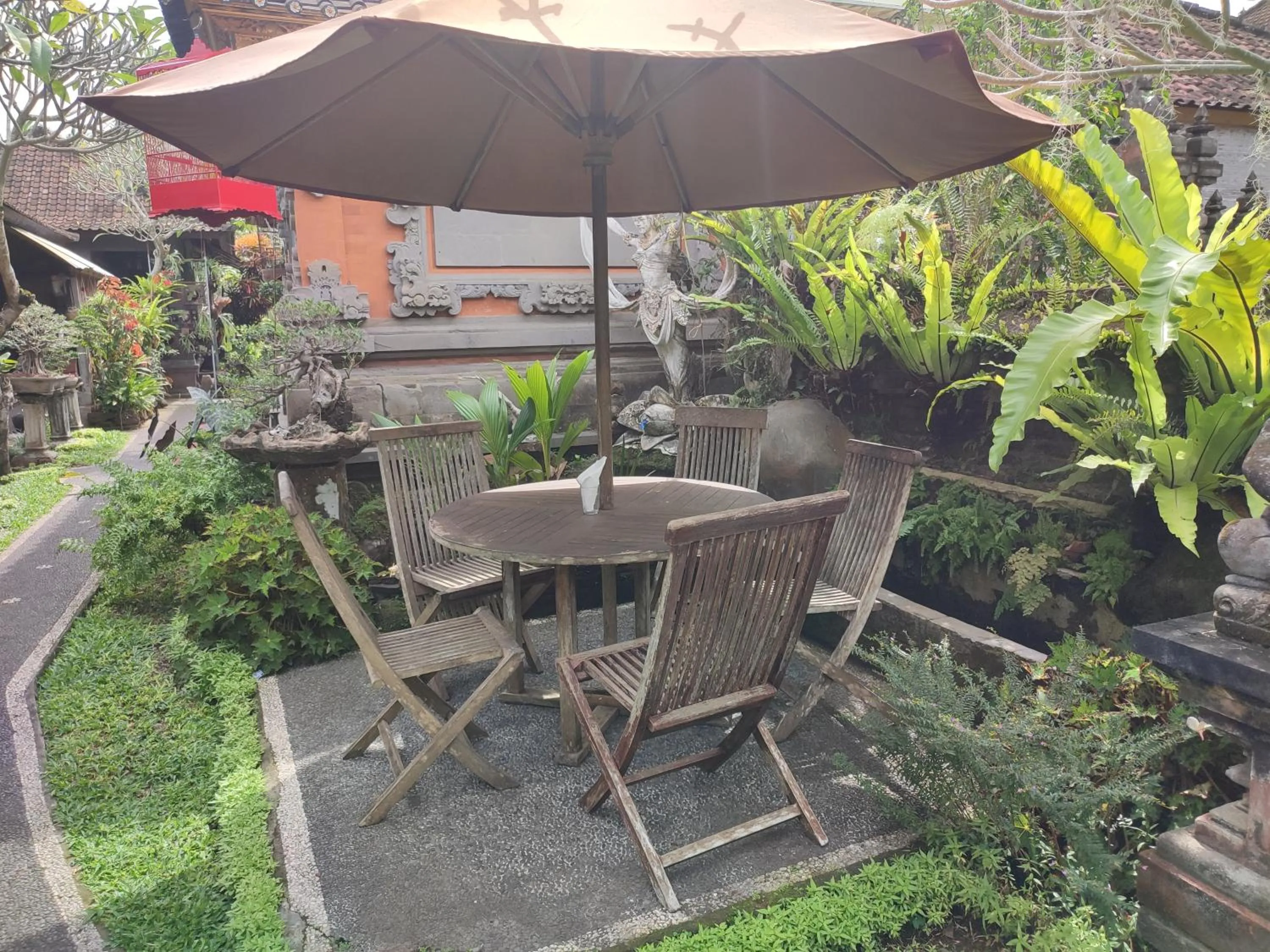 Patio in Nyoman Homestay Ubud