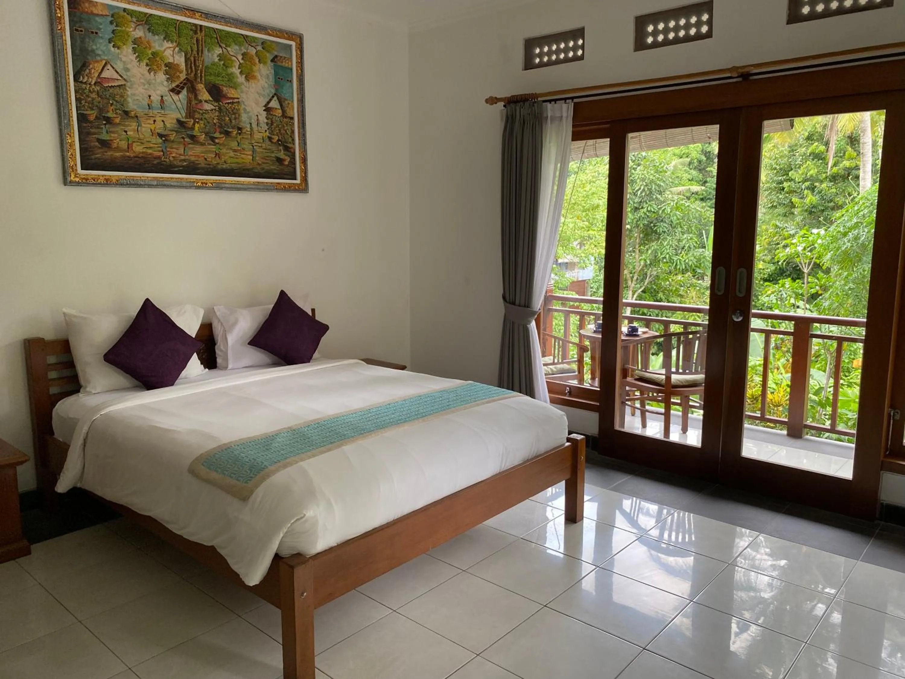 Bed in Nyoman Homestay Ubud