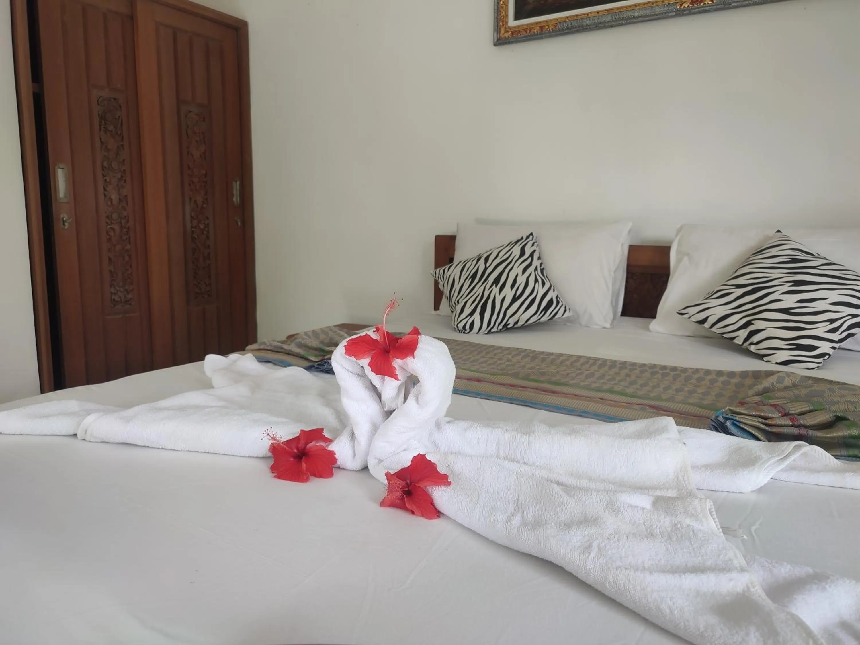 Photo of the whole room, Bed in Nyoman Homestay Ubud