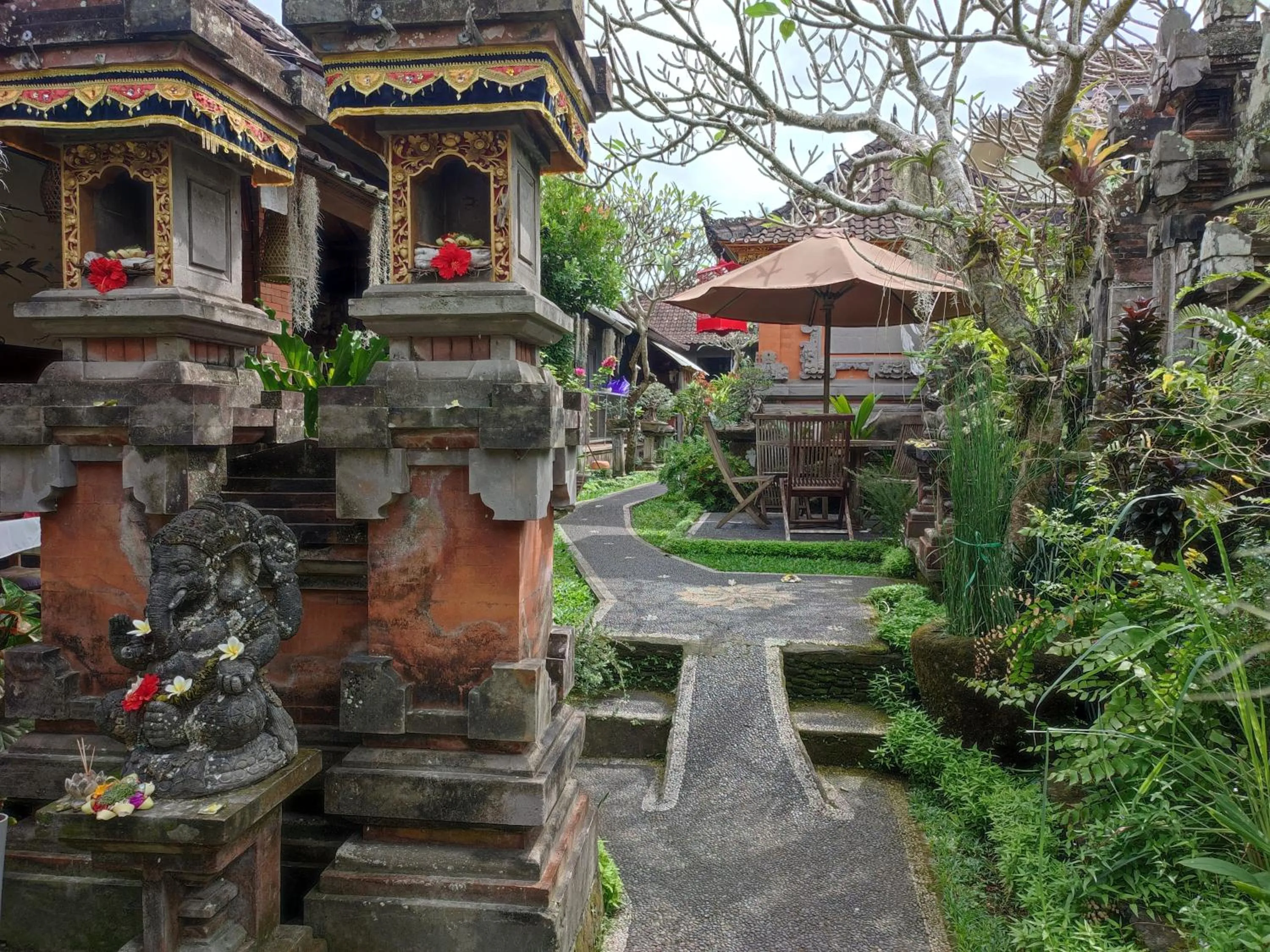Patio in Nyoman Homestay Ubud