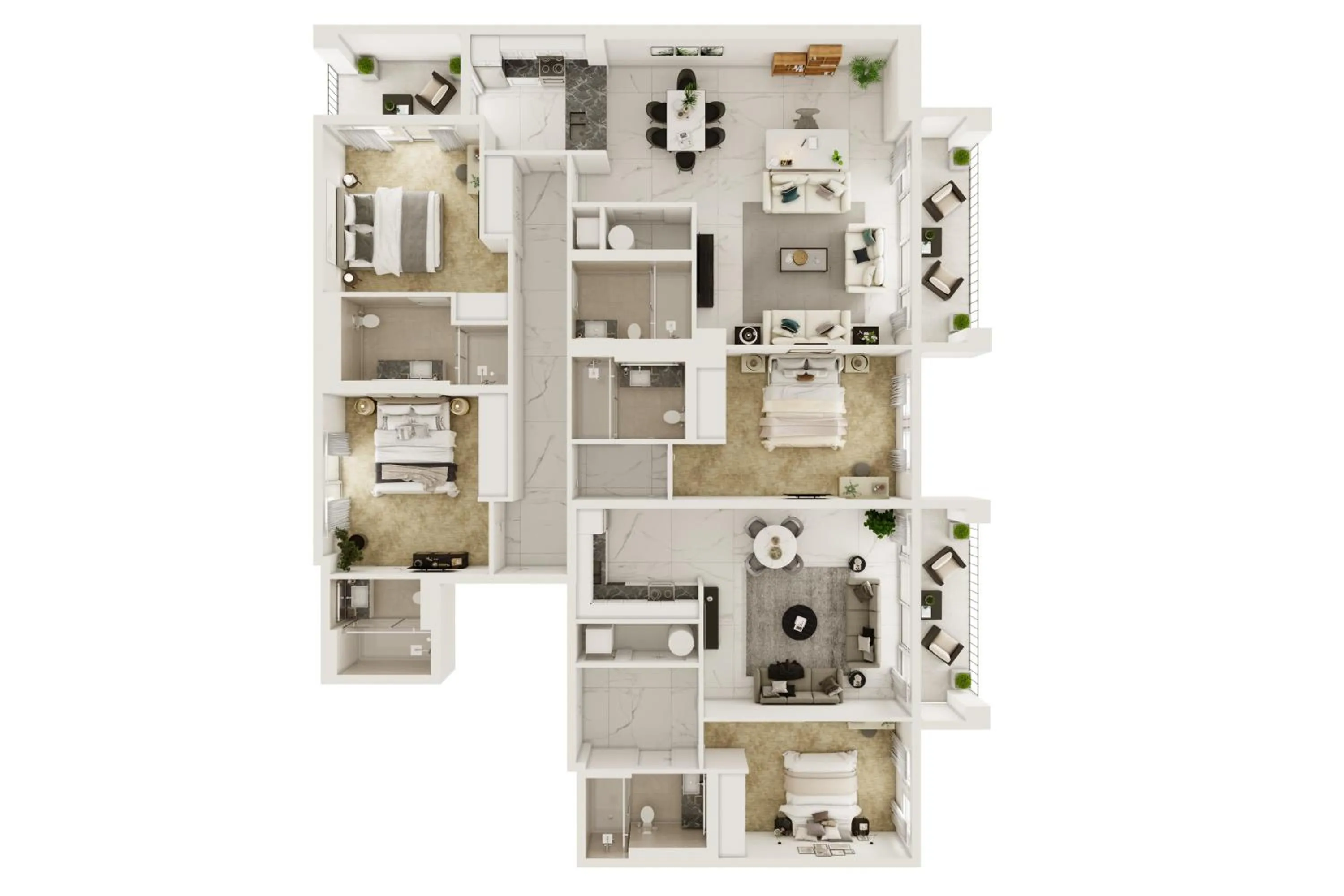 Balcony/Terrace in Sanctum Regent's Park
