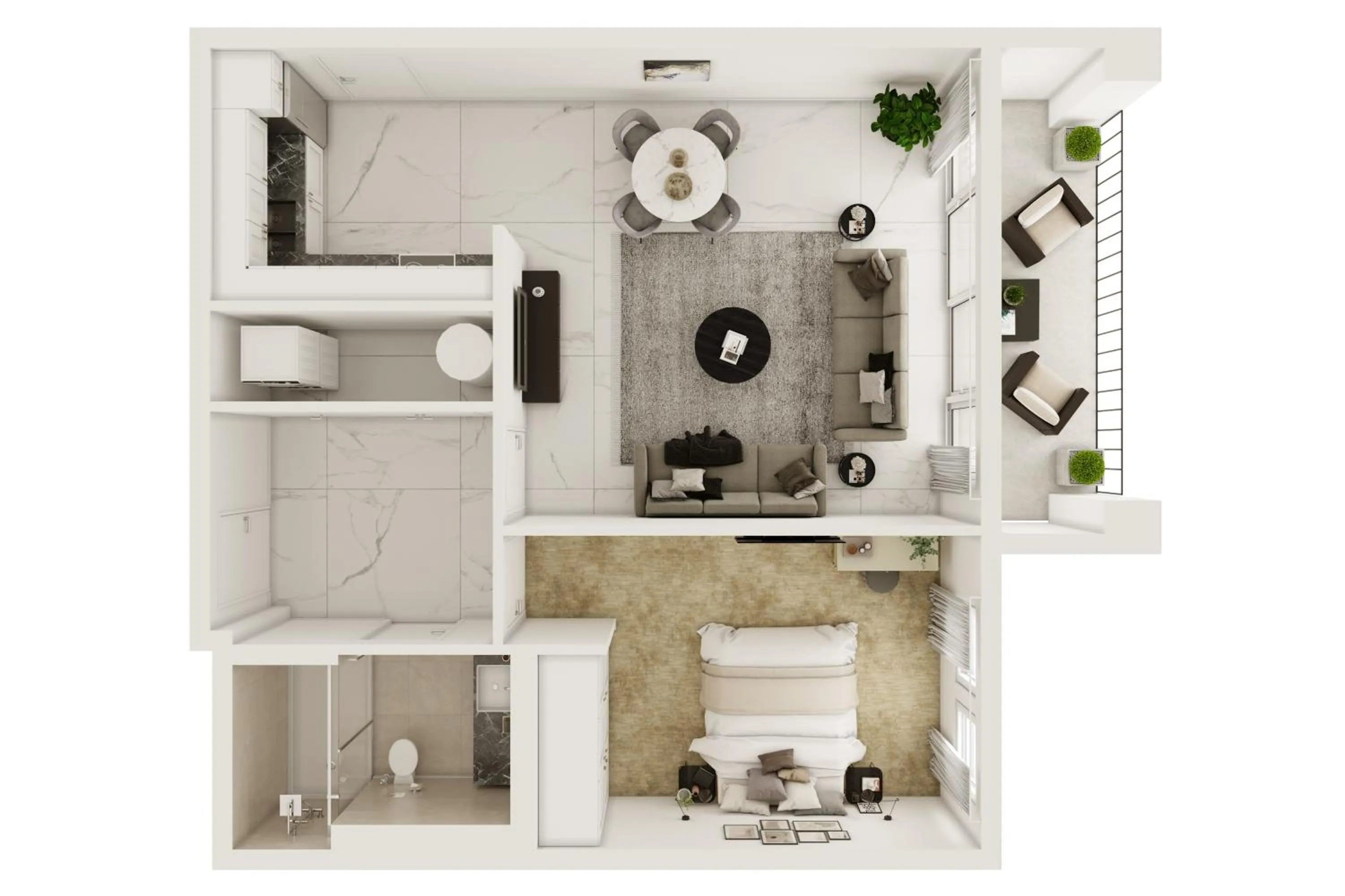 Balcony/Terrace in Sanctum Regent's Park