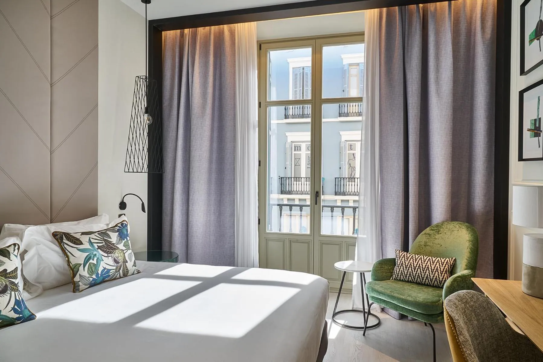 Decorative detail, Bed in Vincci Larios Diez