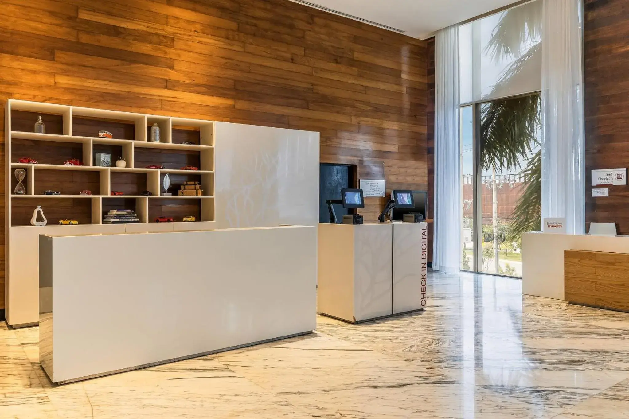 Lobby or reception in Fiesta Inn Merida Lobby or reception in Fiesta Inn Merida