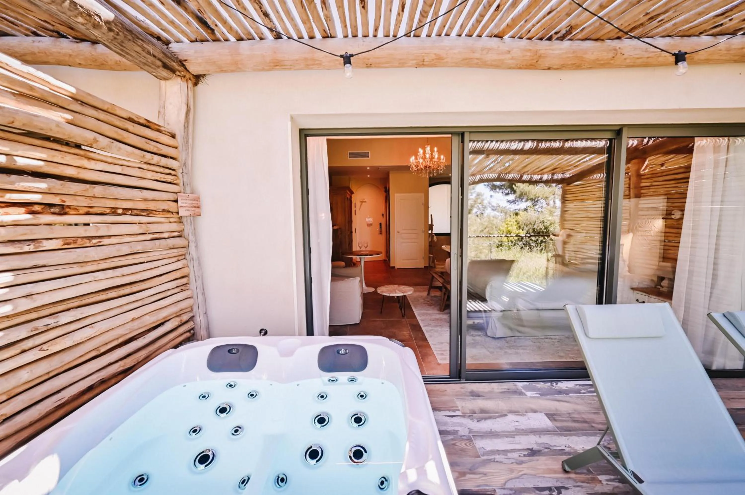 Patio in Le Hameau Des Pesquiers Ecolodge & Spa, Curio Collection By Hilton