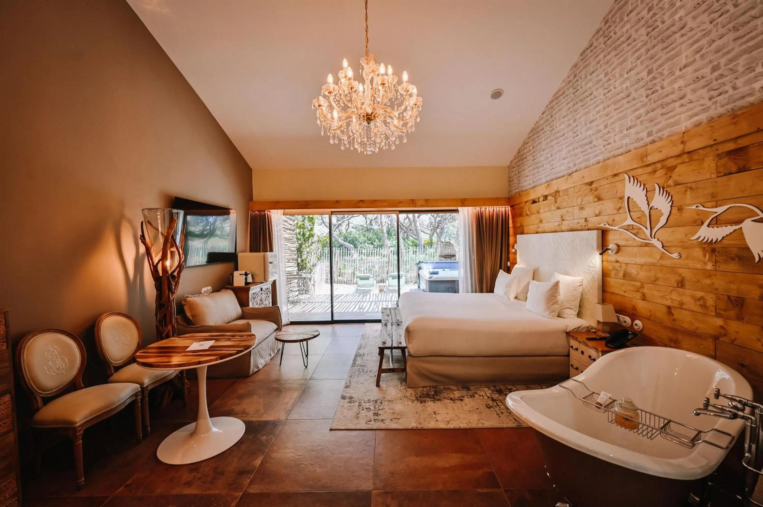 Bedroom, Bed in Le Hameau Des Pesquiers Ecolodge & Spa, Curio Collection By Hilton