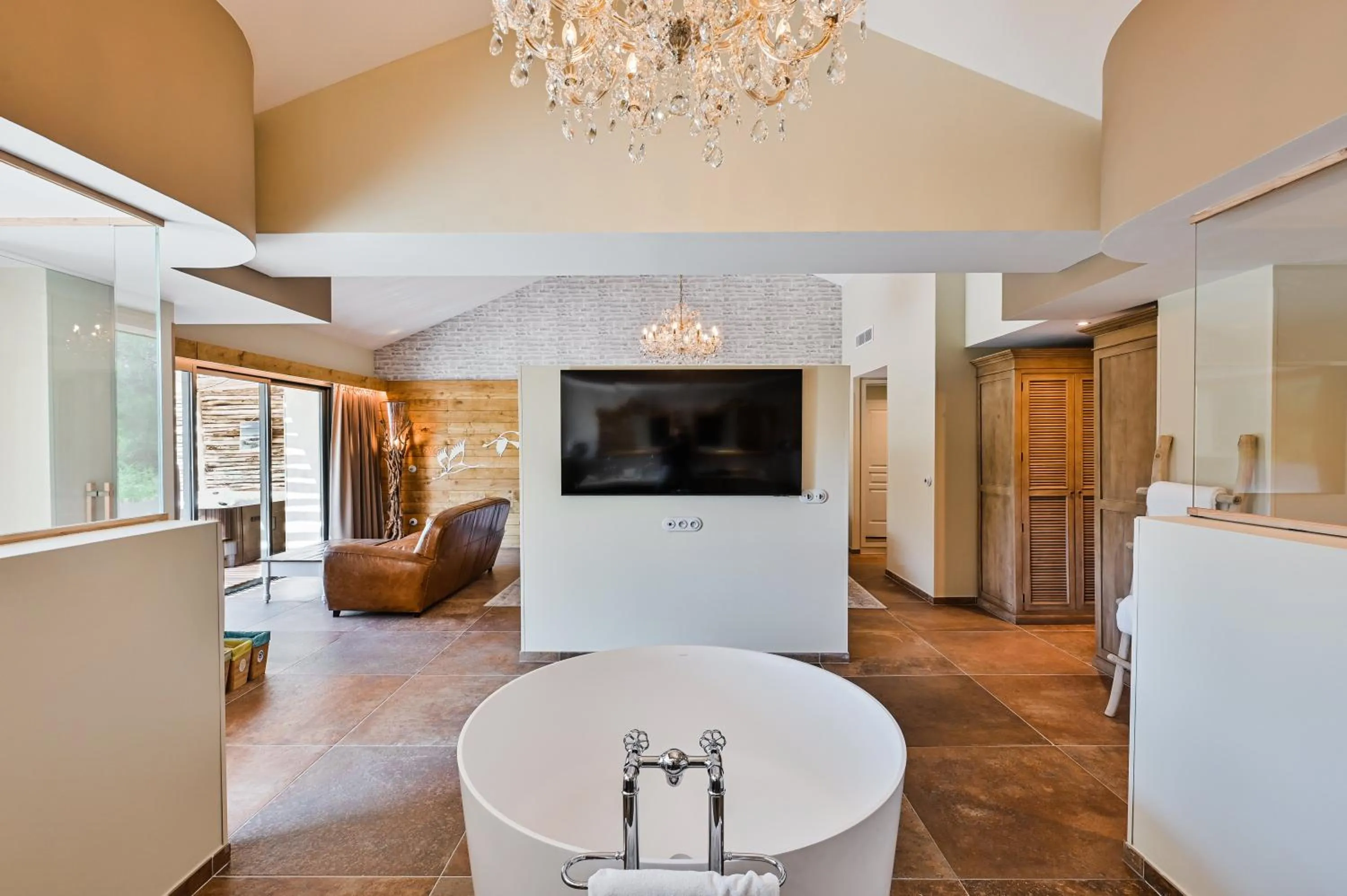 Bathroom in Le Hameau Des Pesquiers Ecolodge & Spa, Curio Collection By Hilton