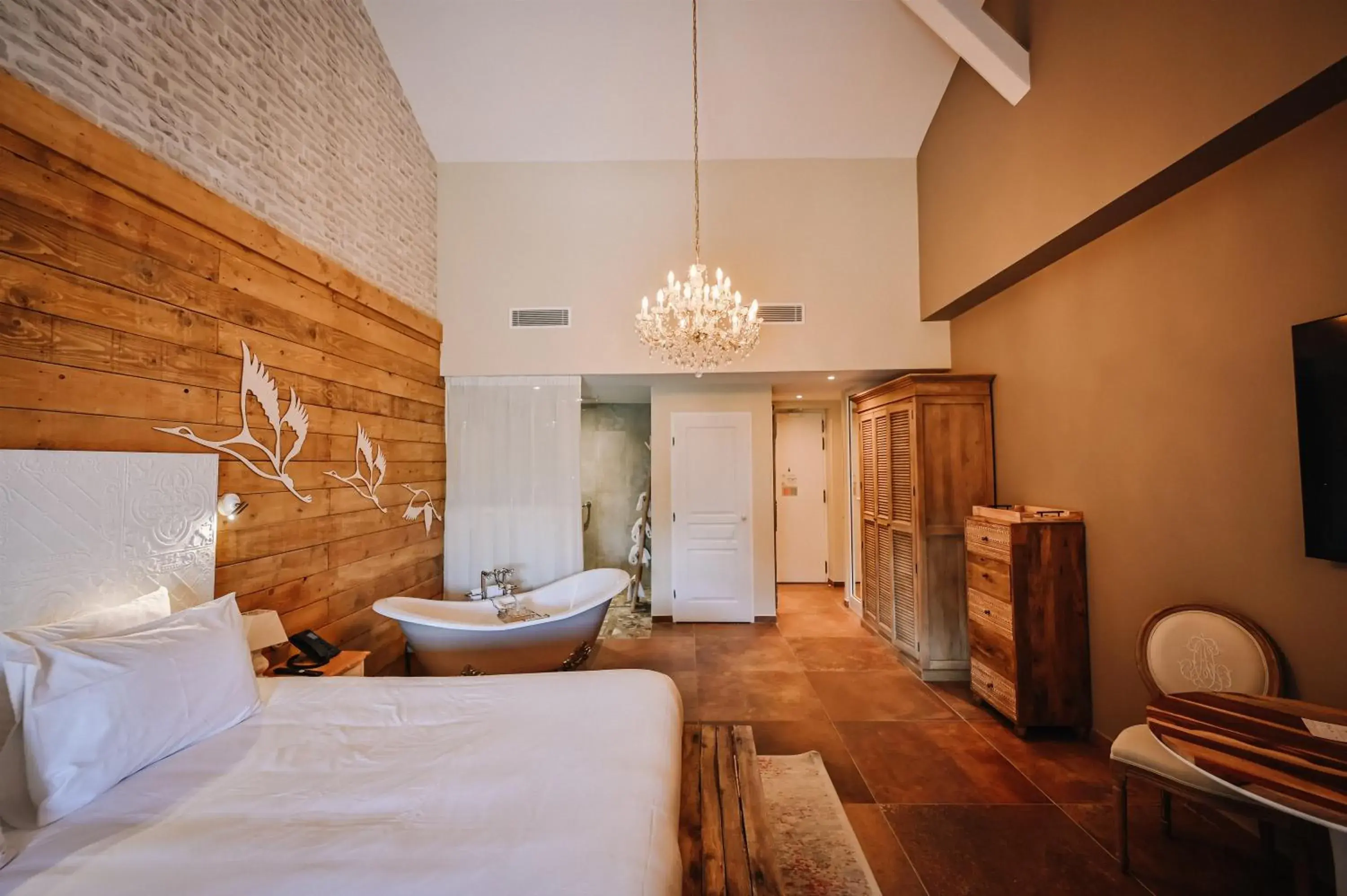 King Room with Terrace in Le Hameau Des Pesquiers Ecolodge & Spa, Curio Collection By Hilton King Room with Terrace in Le Hameau Des Pesquiers Ecolodge & Spa, Curio Collection By Hilton