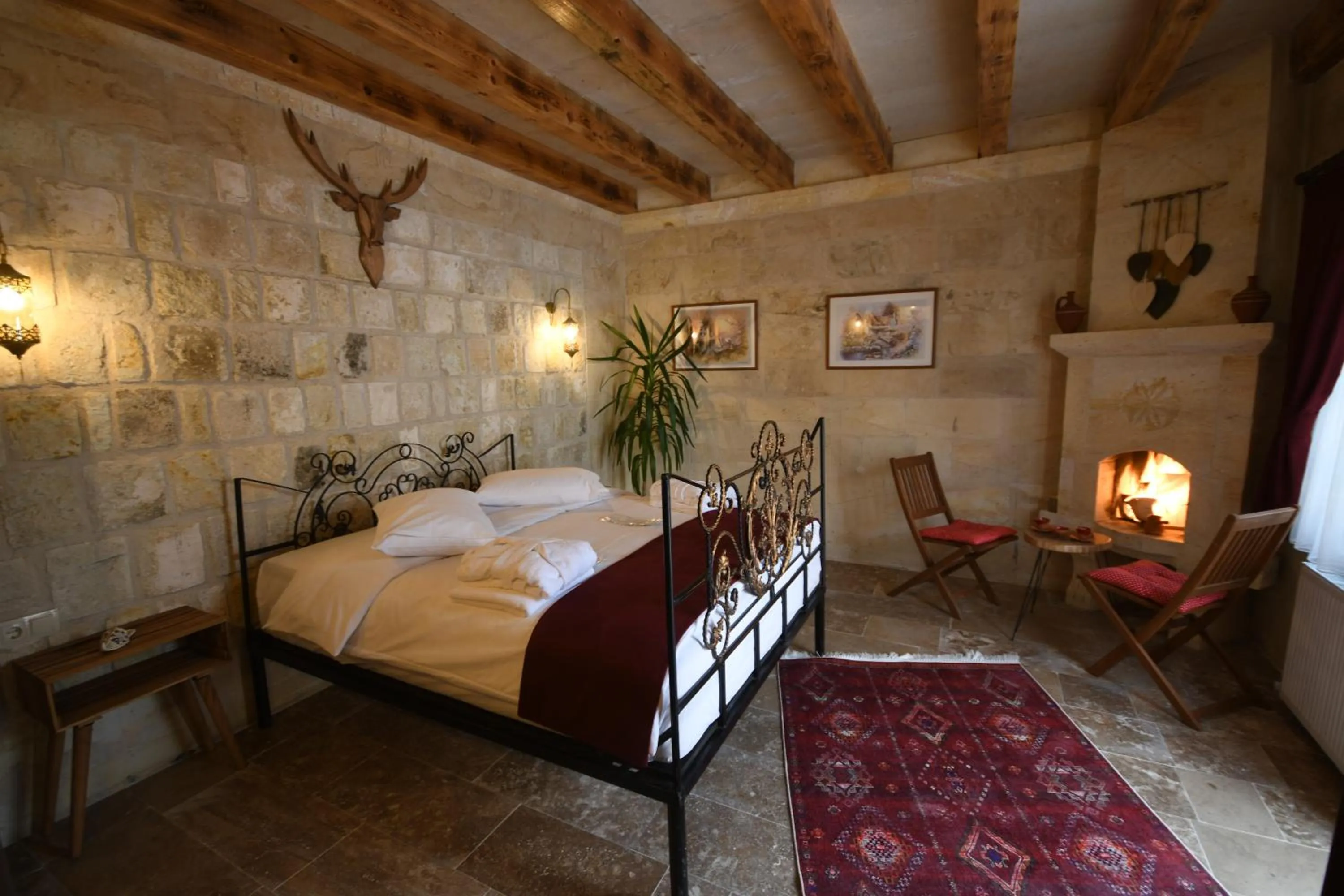 Bed in Lavinia Cappadocia Cave