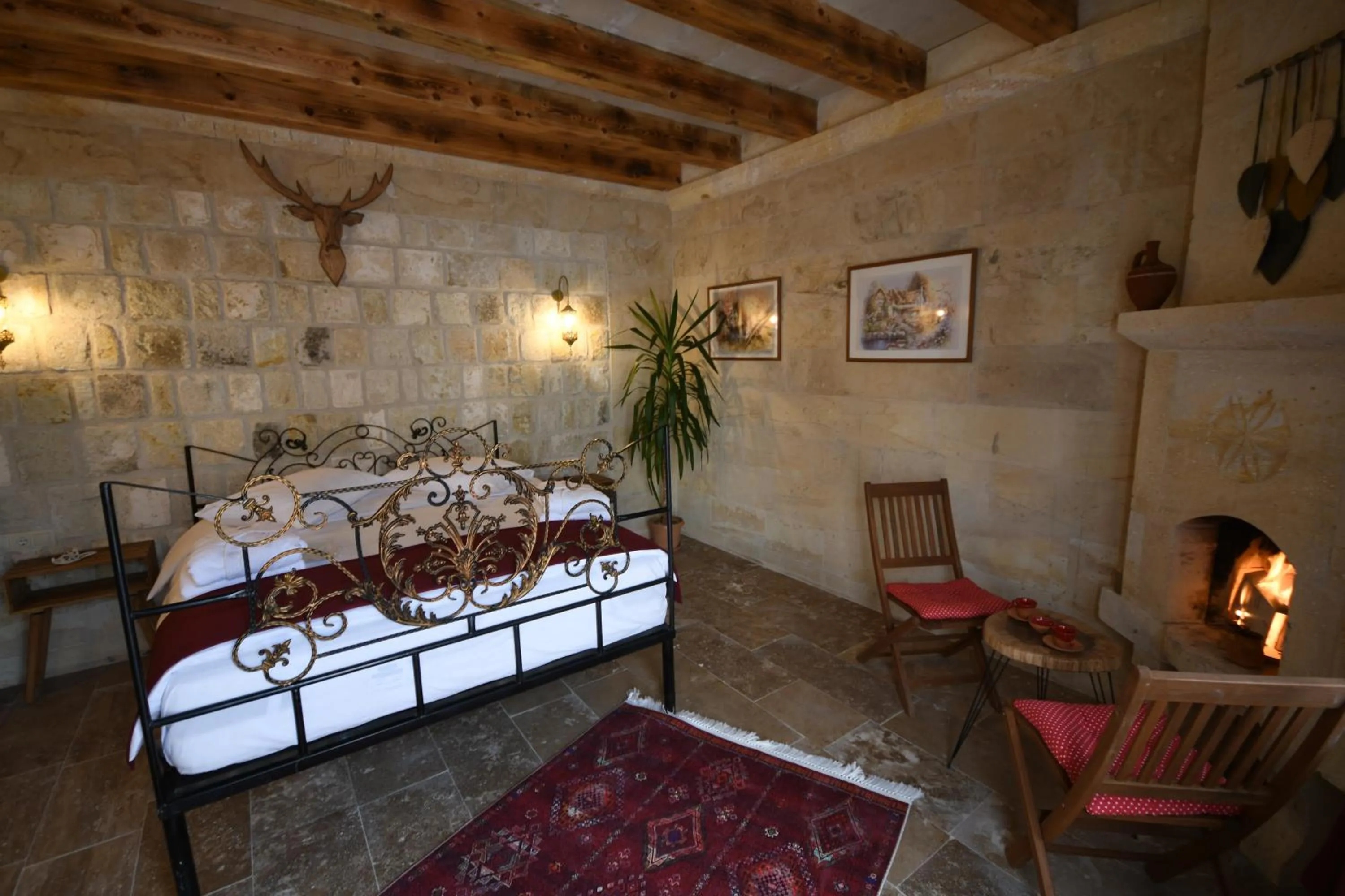 Bed in Lavinia Cappadocia Cave