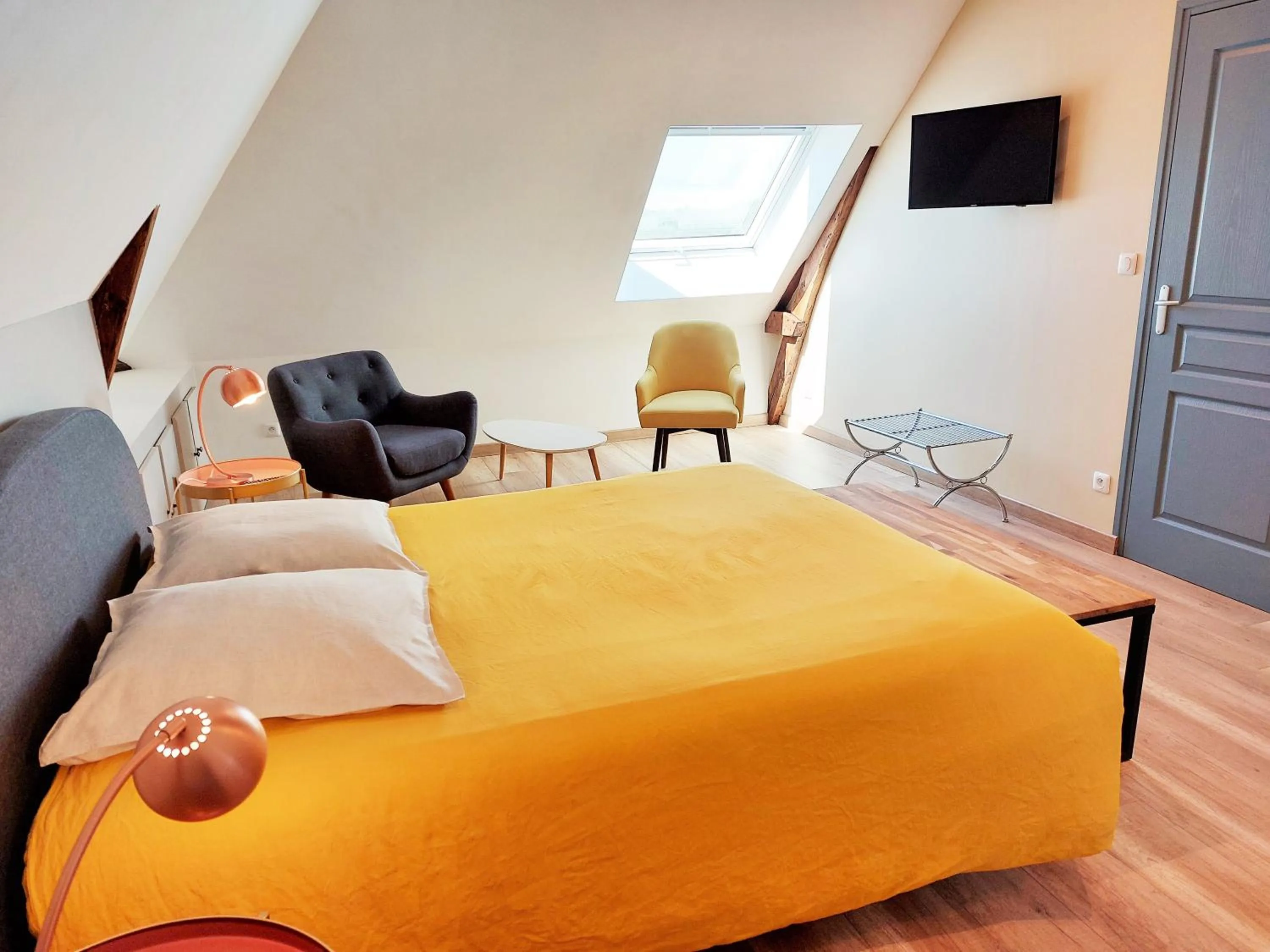 Bedroom in LES JACQUEMARTS NORMANDS Maison d'hôtes - Guesthouse