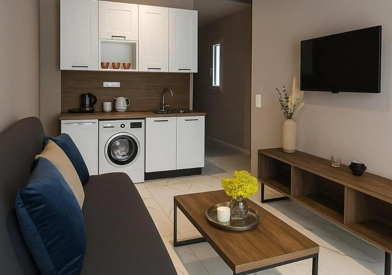kitchen in Black Onyx Comfort Suites - Elegant Stay- City Center Next to Airport Bus