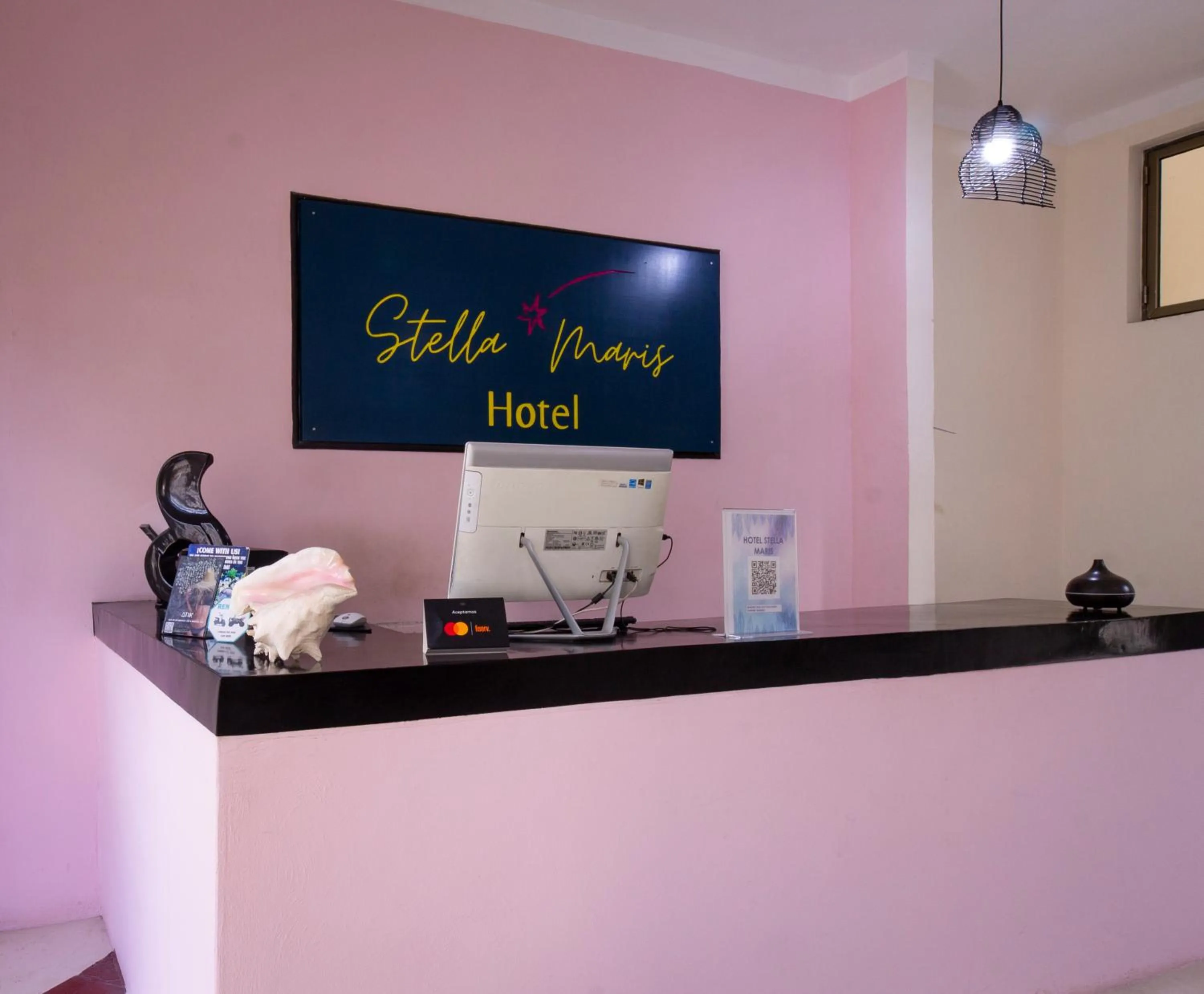 Lobby or reception in hotel stella maris tulum