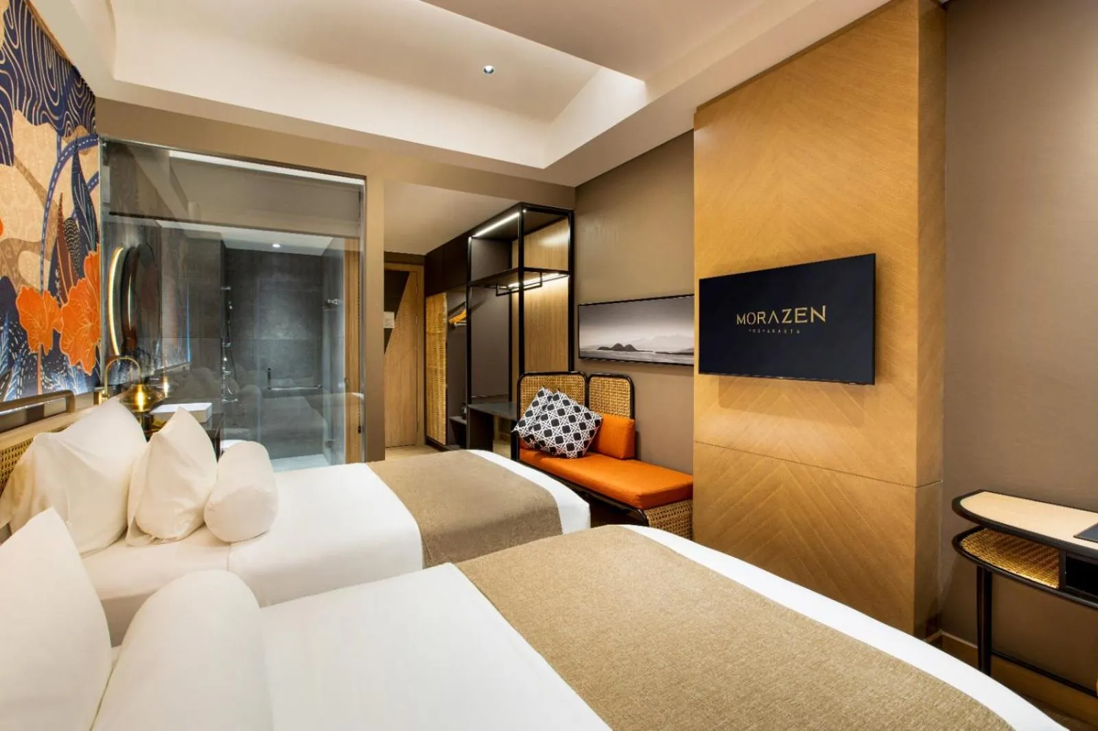 Bedroom, Bed in MORAZEN Yogyakarta