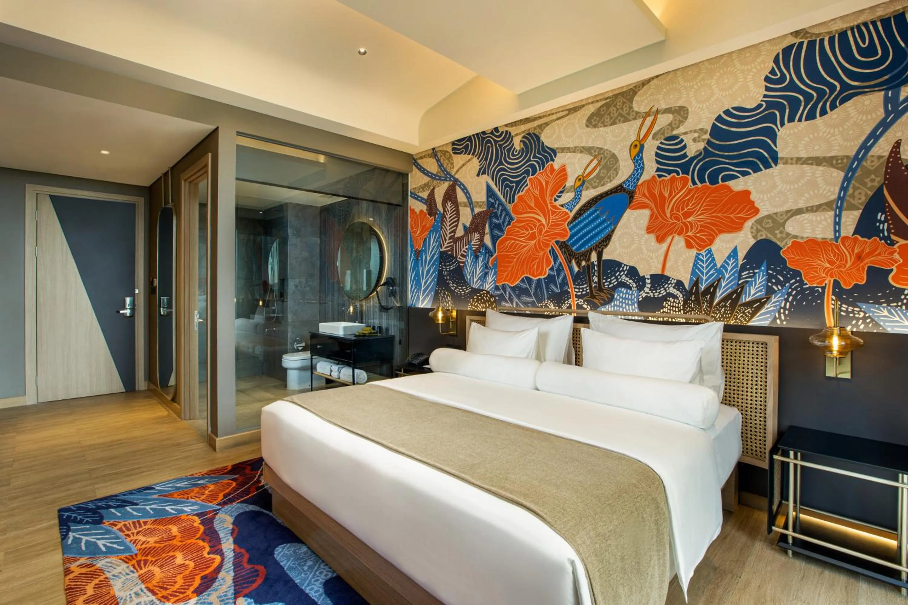 Bedroom, Bed in MORAZEN Yogyakarta