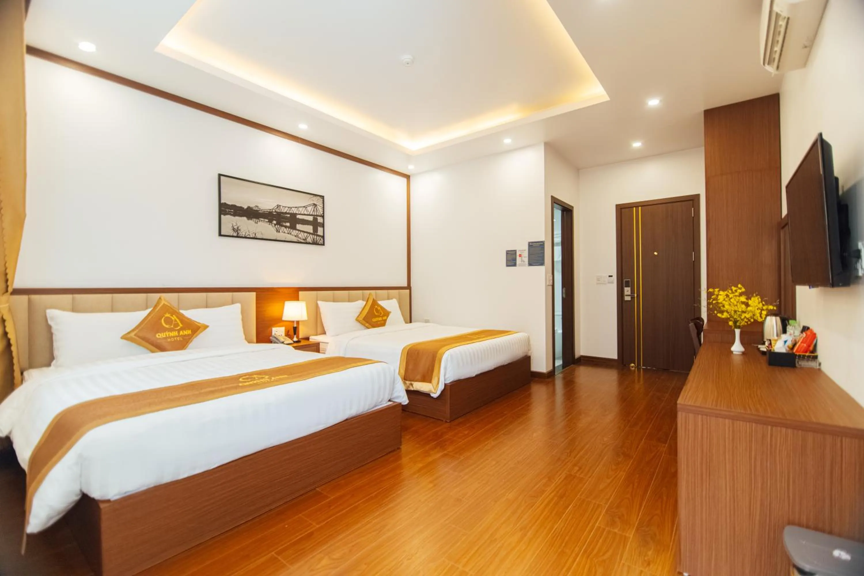 Bed in Quỳnh Anh Hotel Hạ Long