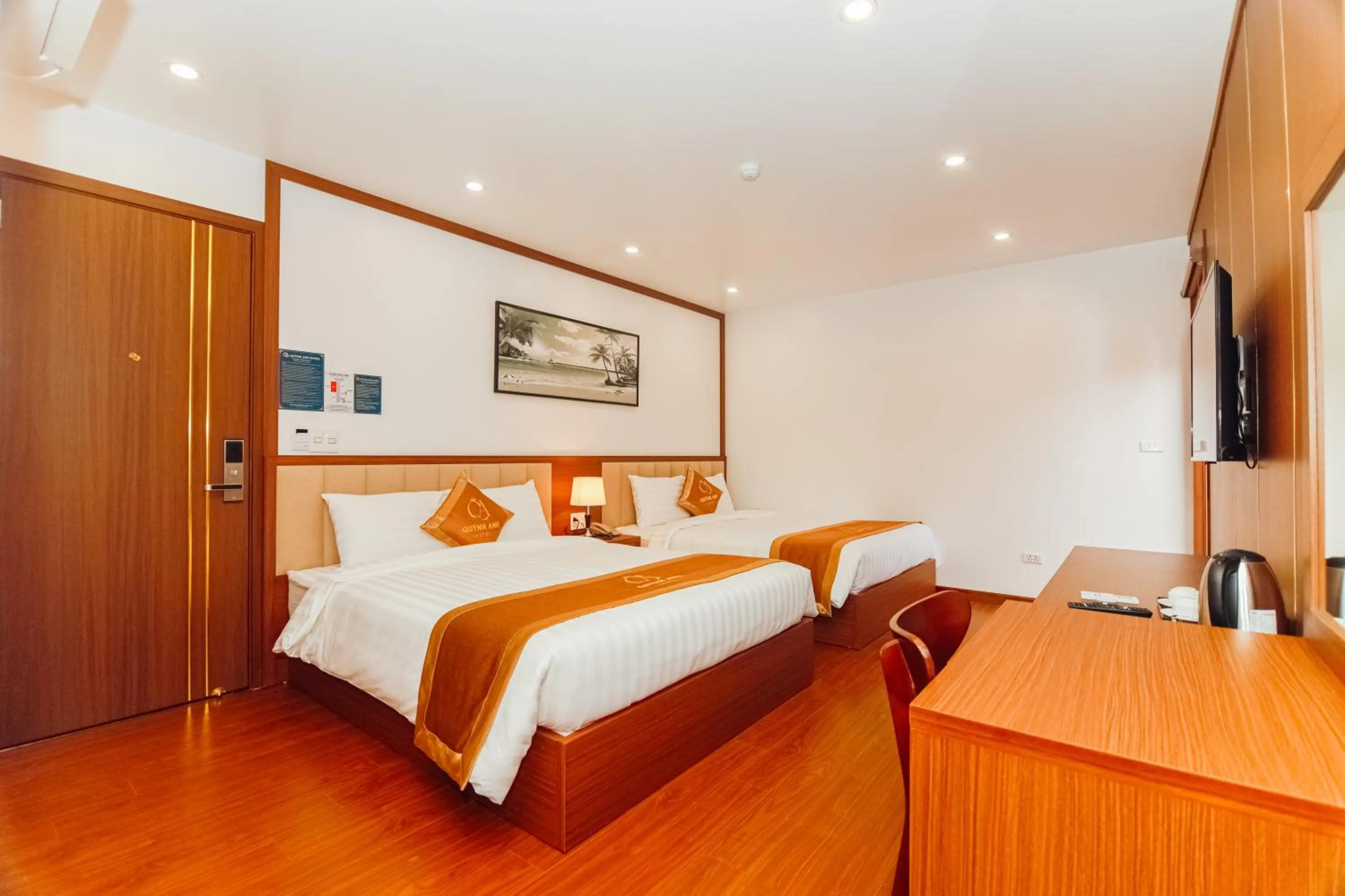 Bed in Quỳnh Anh Hotel Hạ Long