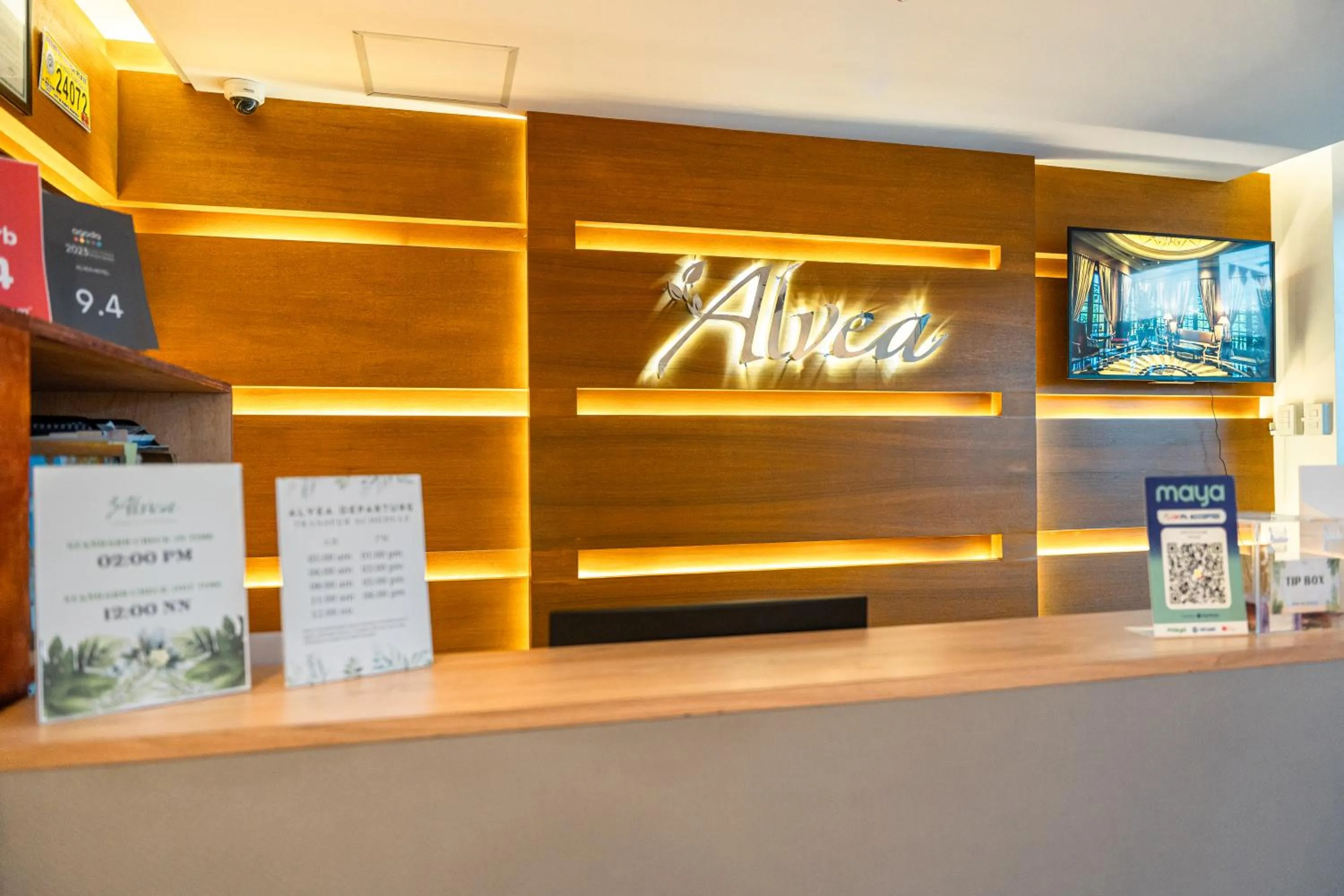 Lobby or reception in ALVEA HOTEL
