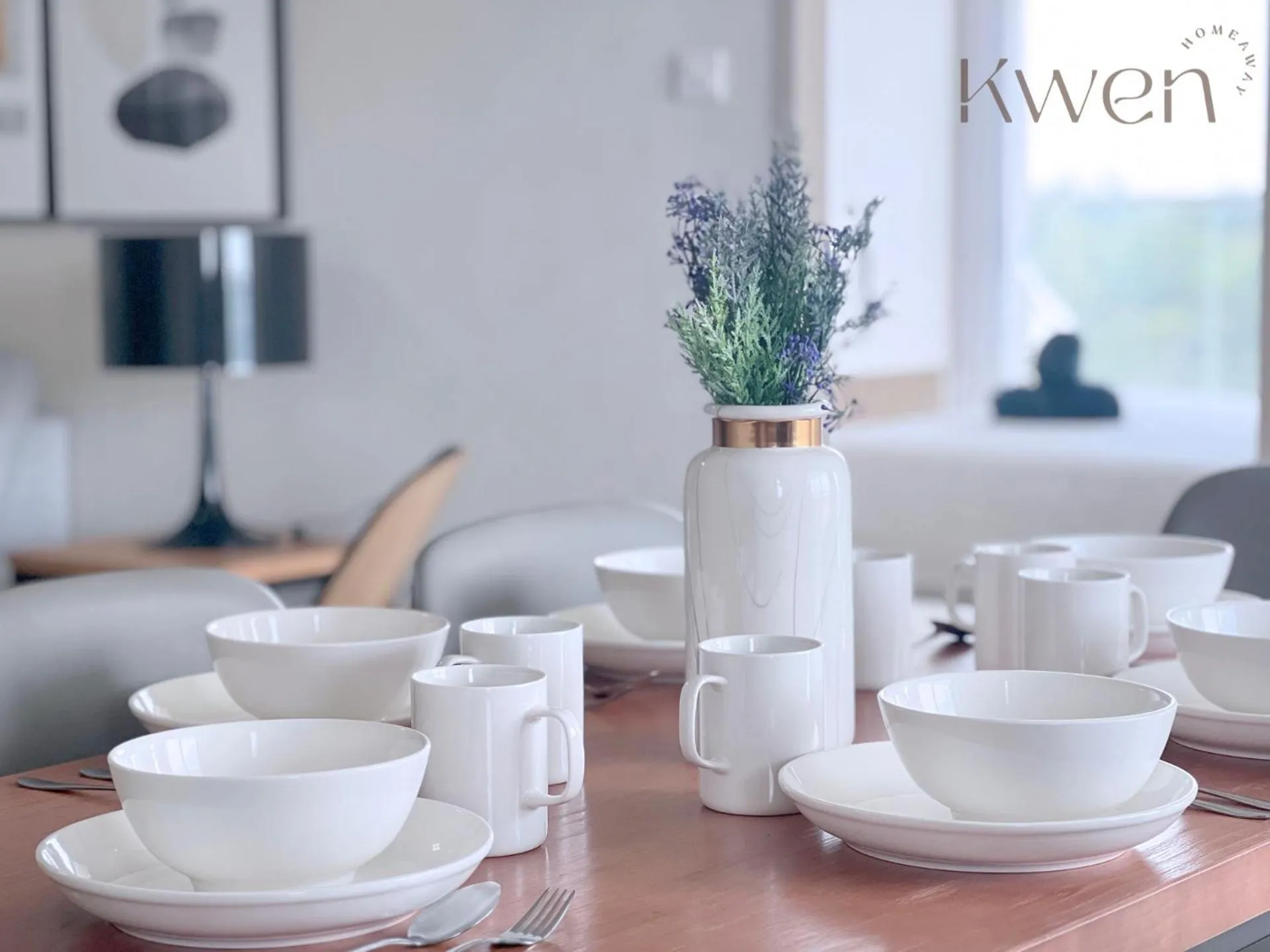 Dining area in KWEN Suites-Tanjung Aru InfinityPool Seaview/Airport View