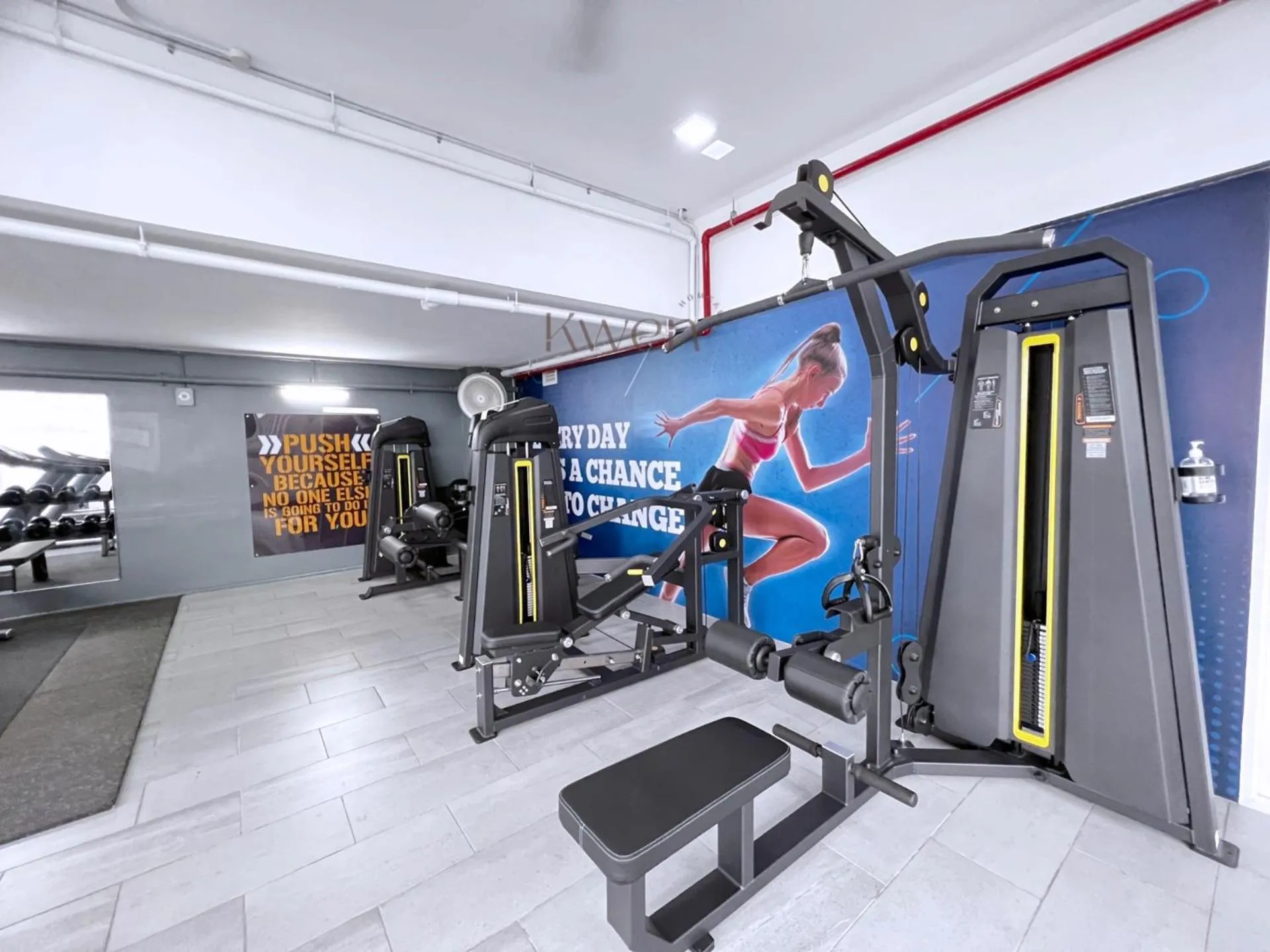 Fitness centre/facilities in KWEN Suites-Tanjung Aru InfinityPool Seaview/Airport View