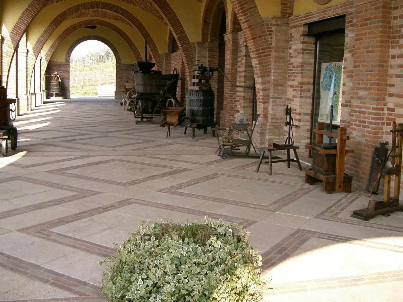 Patio in Monte Tondo Winery