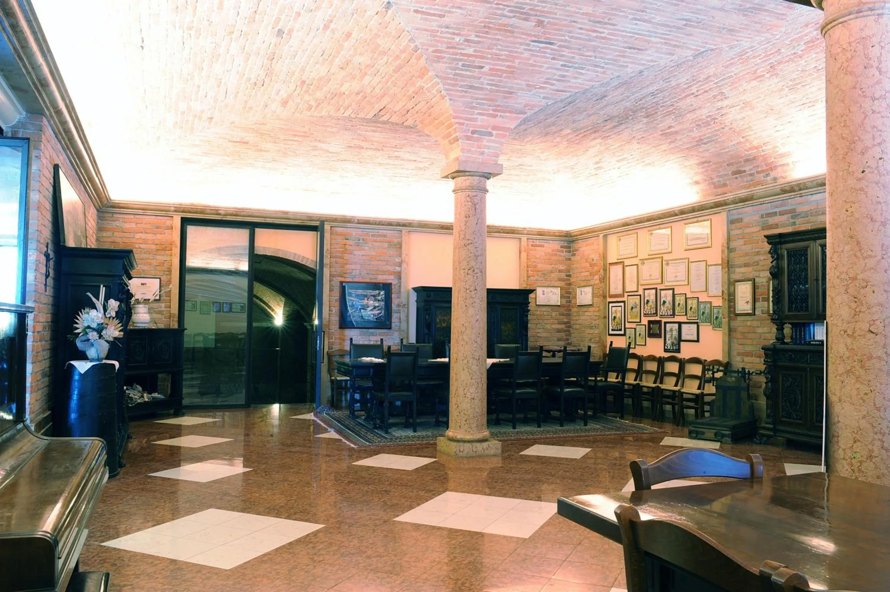 Lobby or reception in Monte Tondo Winery