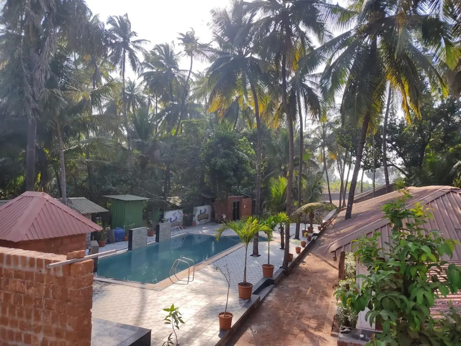 Swimming pool in Cocorico Beach Resort Swimming pool in Cocorico Beach Resort