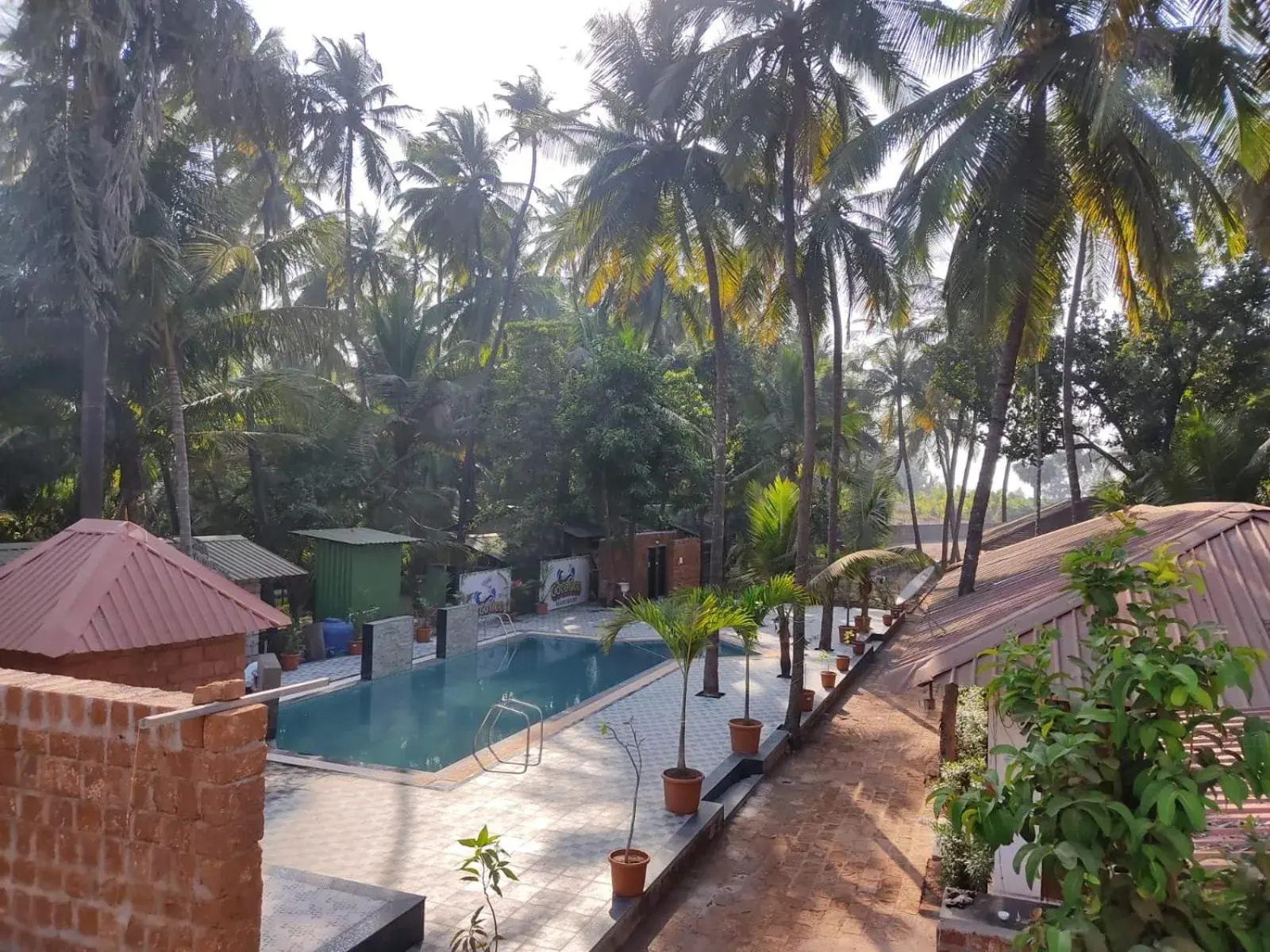Swimming pool in Cocorico Beach Resort Swimming pool in Cocorico Beach Resort