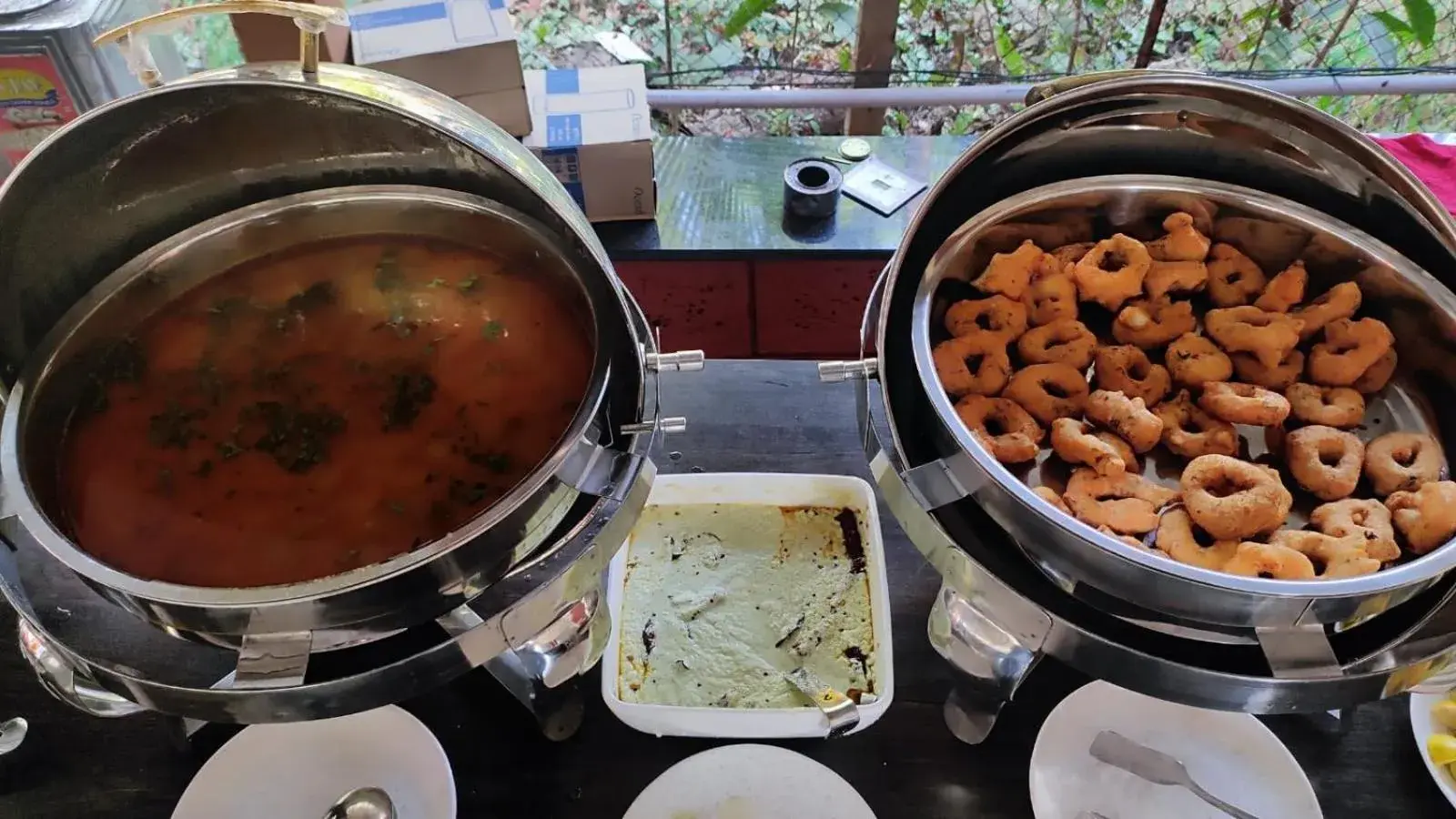 Breakfast in Cocorico Beach Resort Breakfast in Cocorico Beach Resort