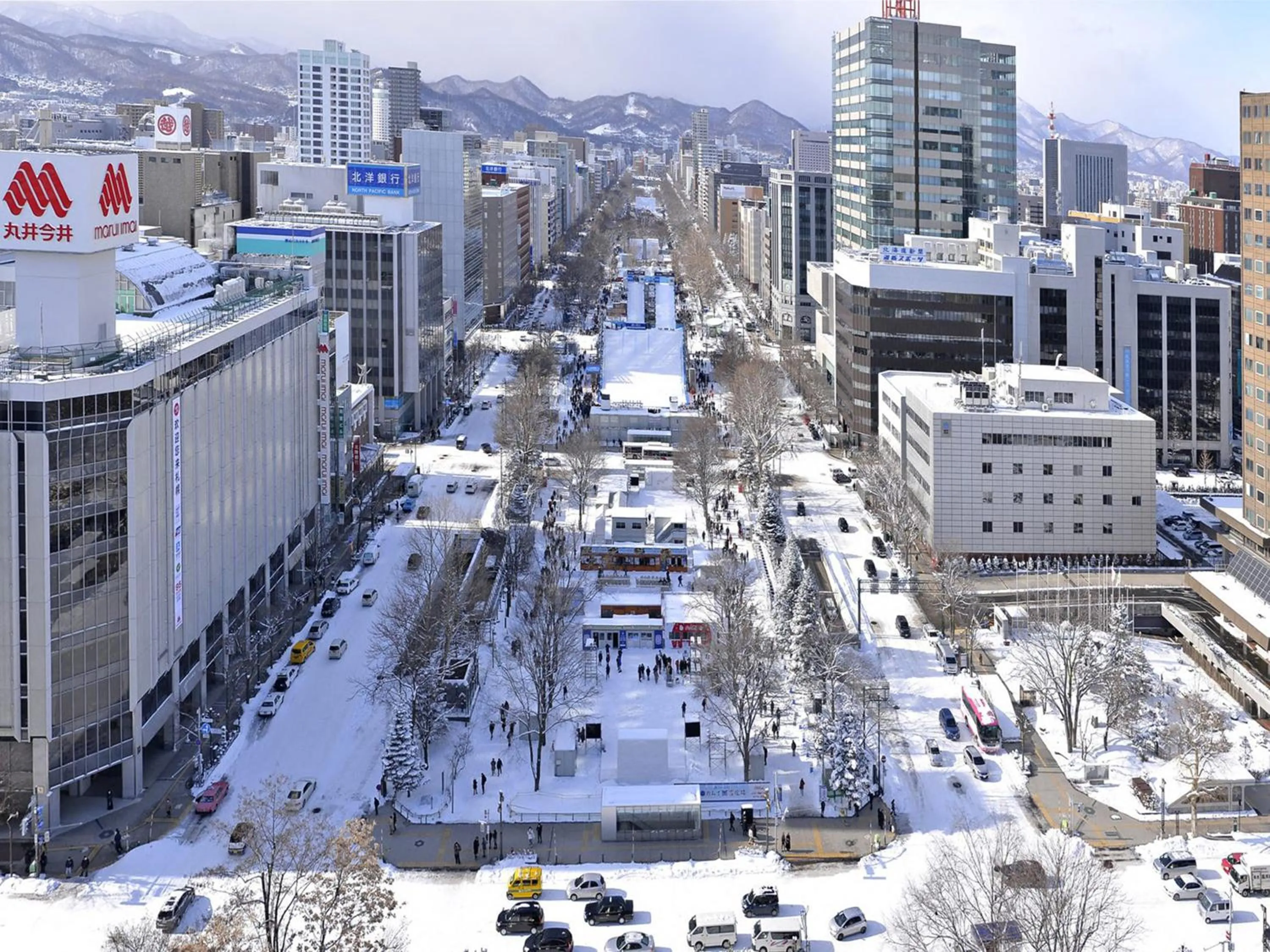 Nearby landmark in hotel androoms Sapporo Susukino