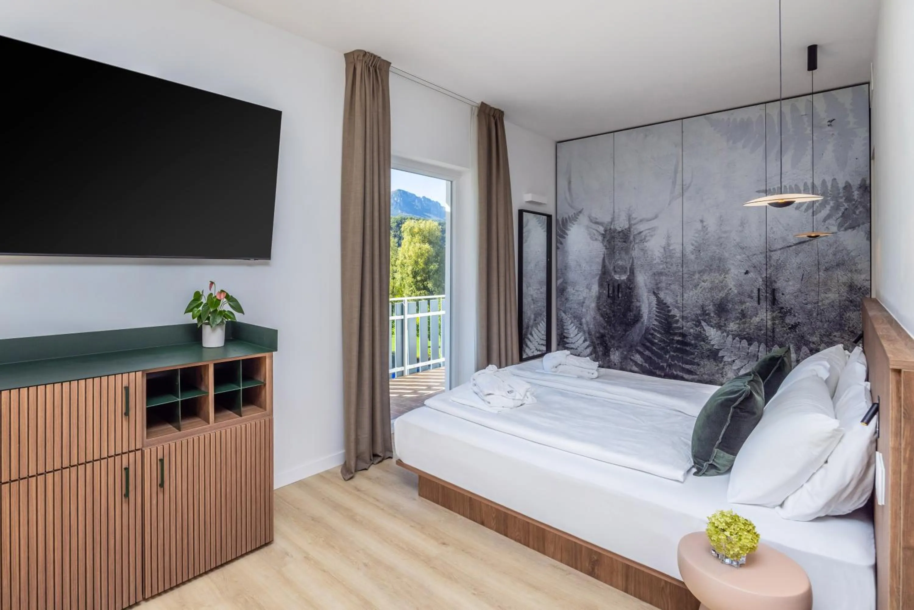Bedroom, Bed in Hotel Al Sorriso Greenpark & Wellness