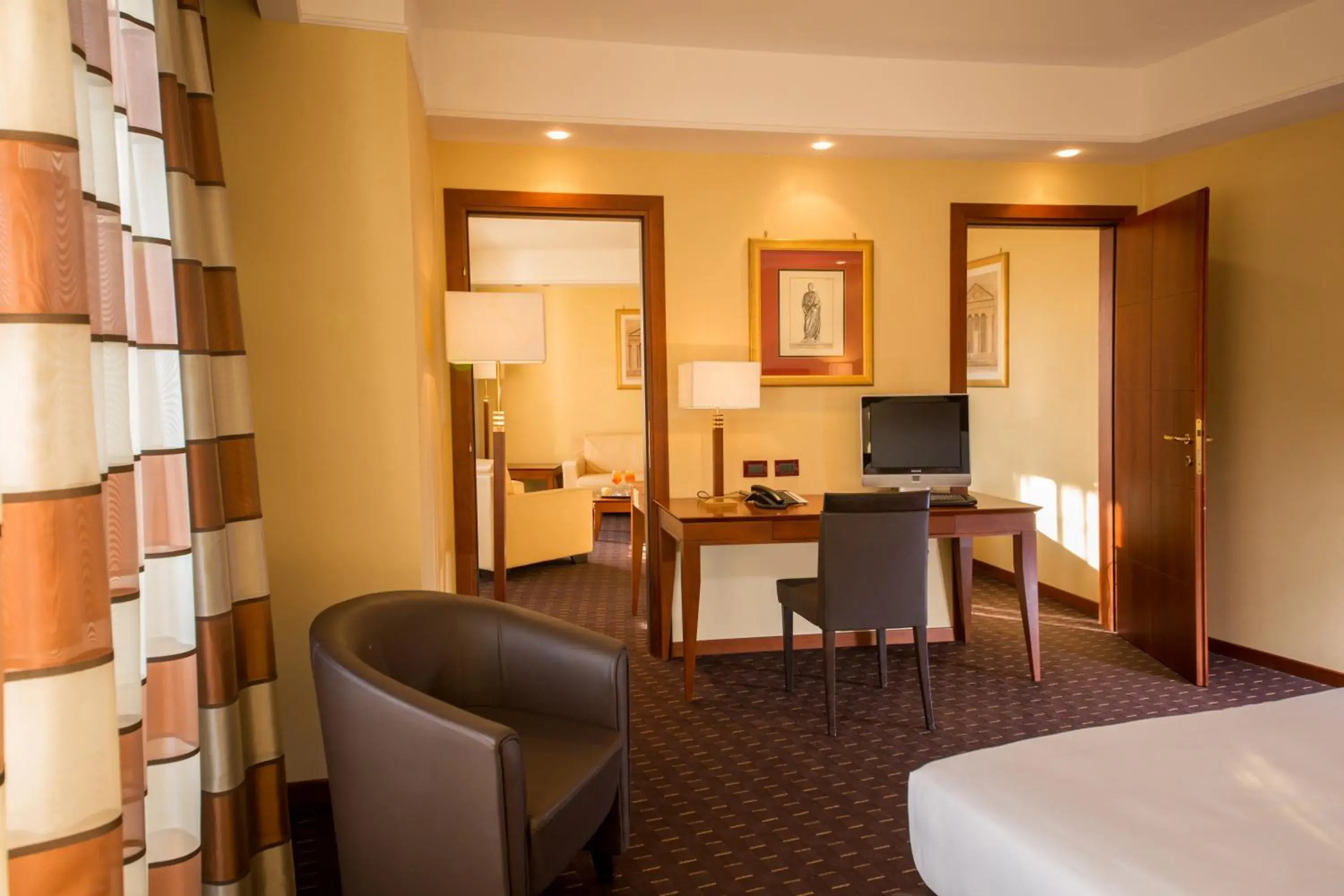 Living room, Bed in Hotel Capannelle Roma Living room, Bed in Hotel Capannelle Roma