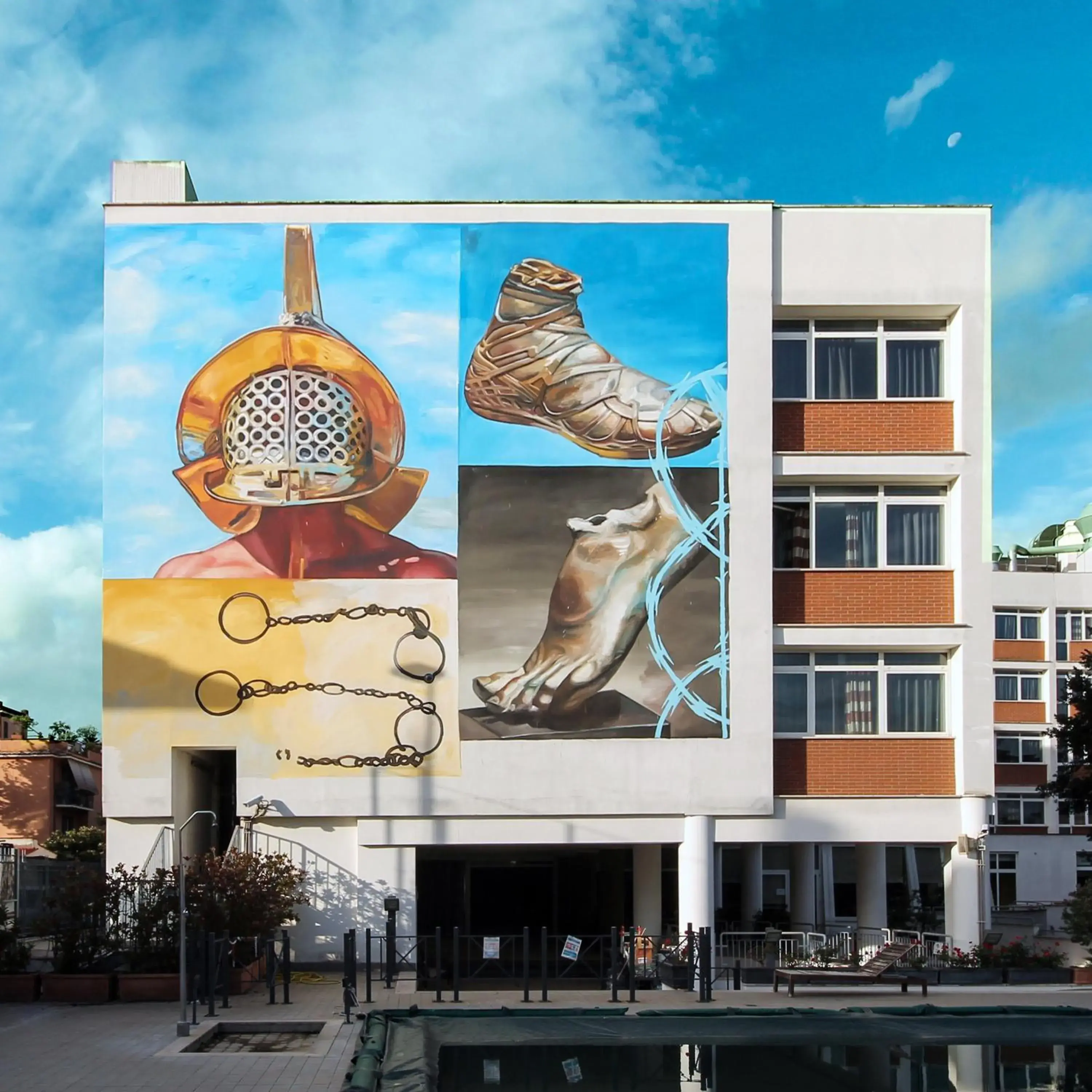 Property building in Hotel Capannelle Roma Property building in Hotel Capannelle Roma