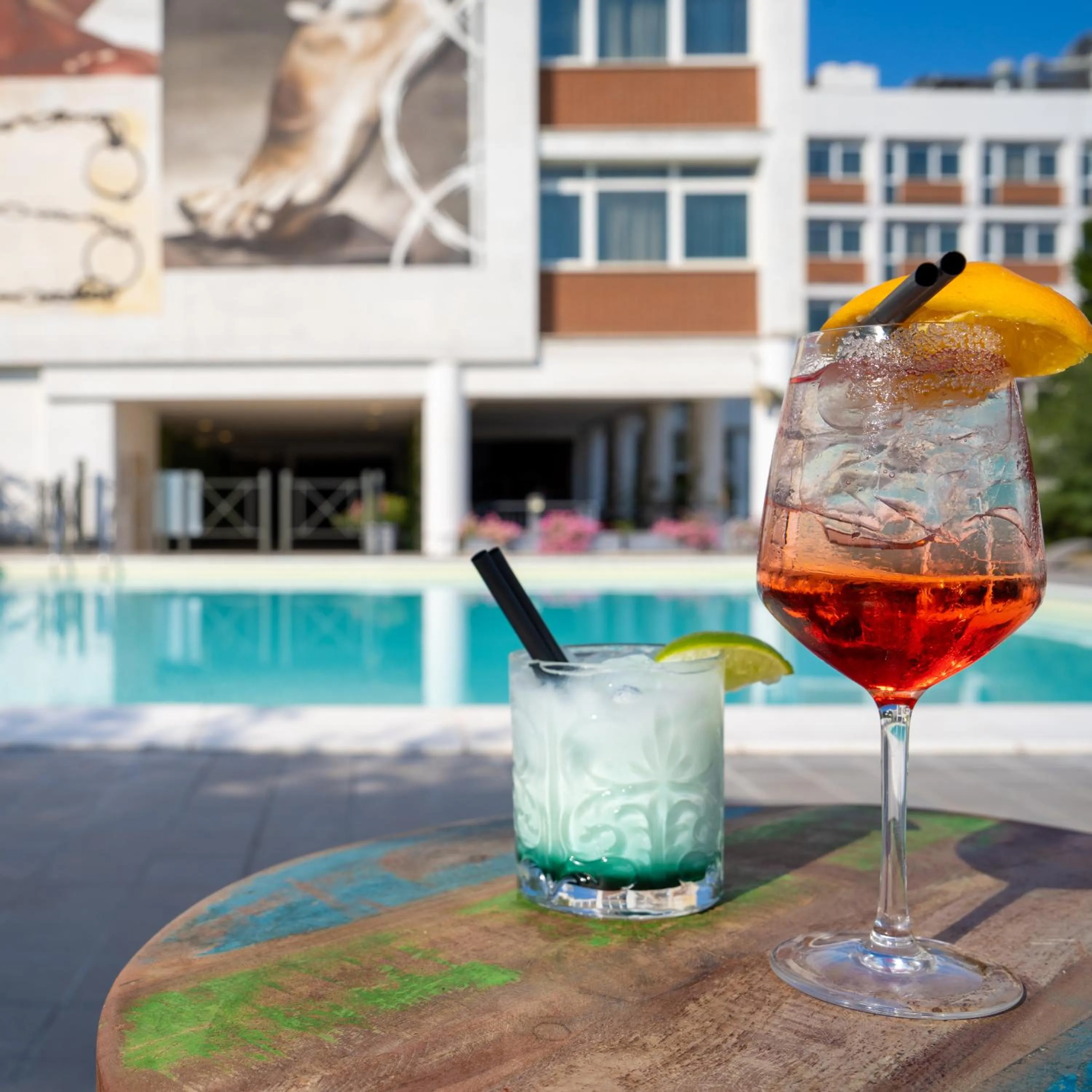 Swimming pool in Hotel Capannelle Roma