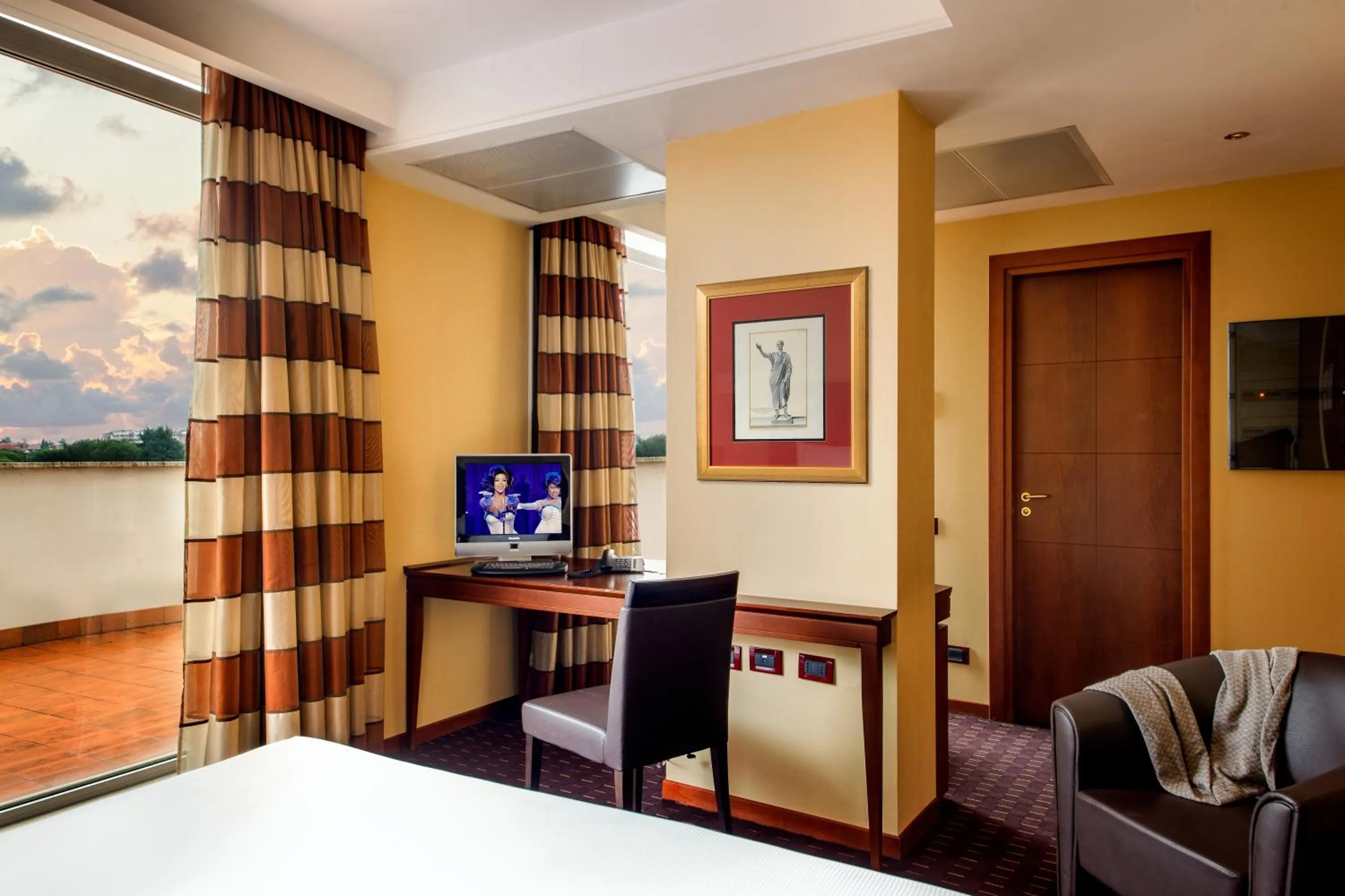 Decorative detail, Bed in Hotel Capannelle Roma