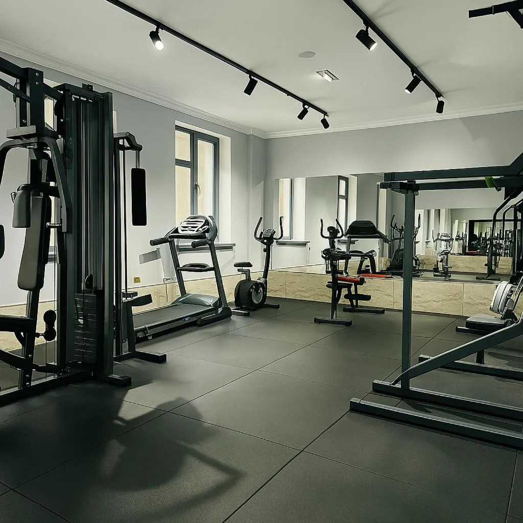 Fitness centre/facilities in Porto Bello Hotel