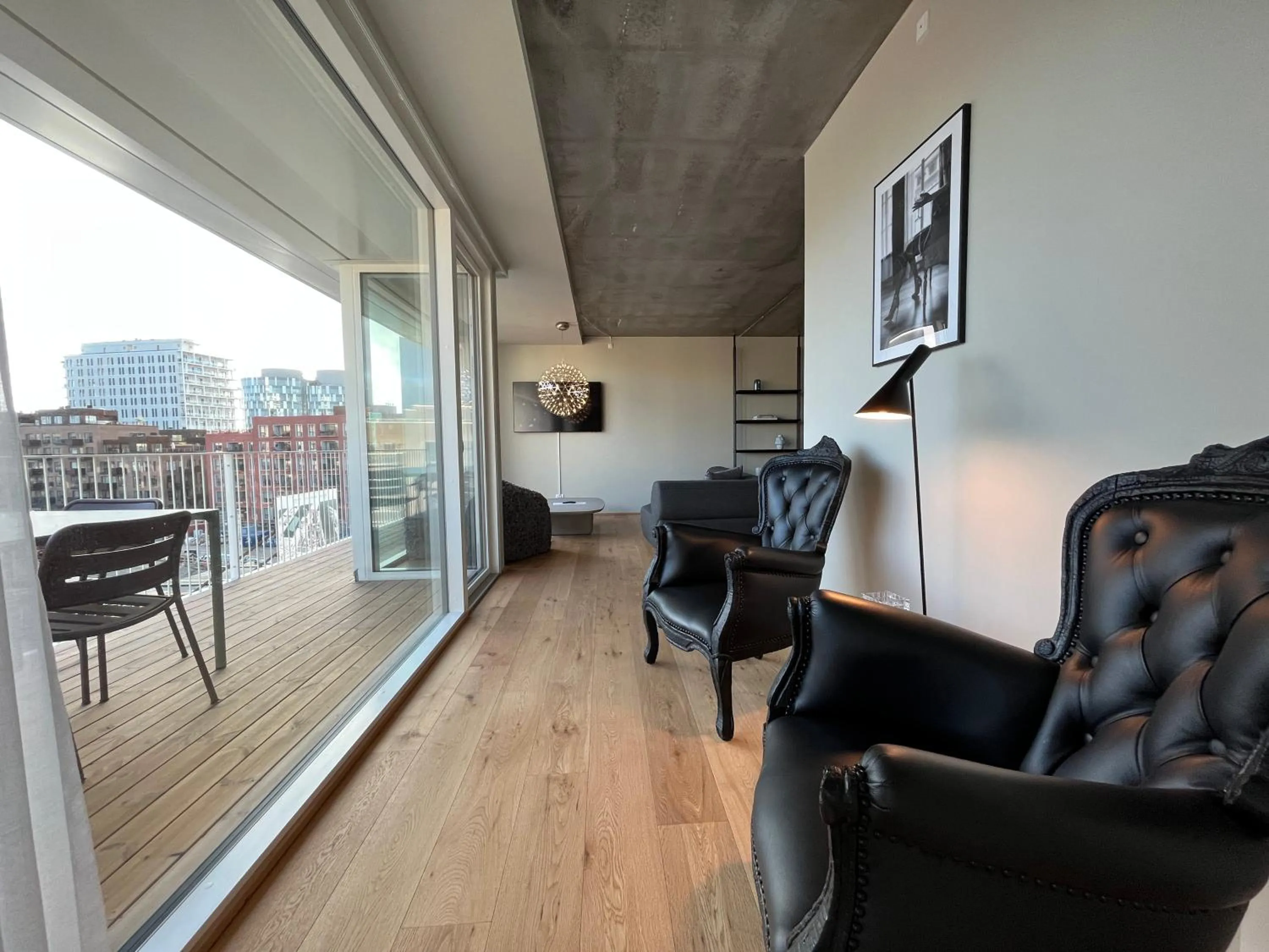 Seating area in STAY Nordhavn