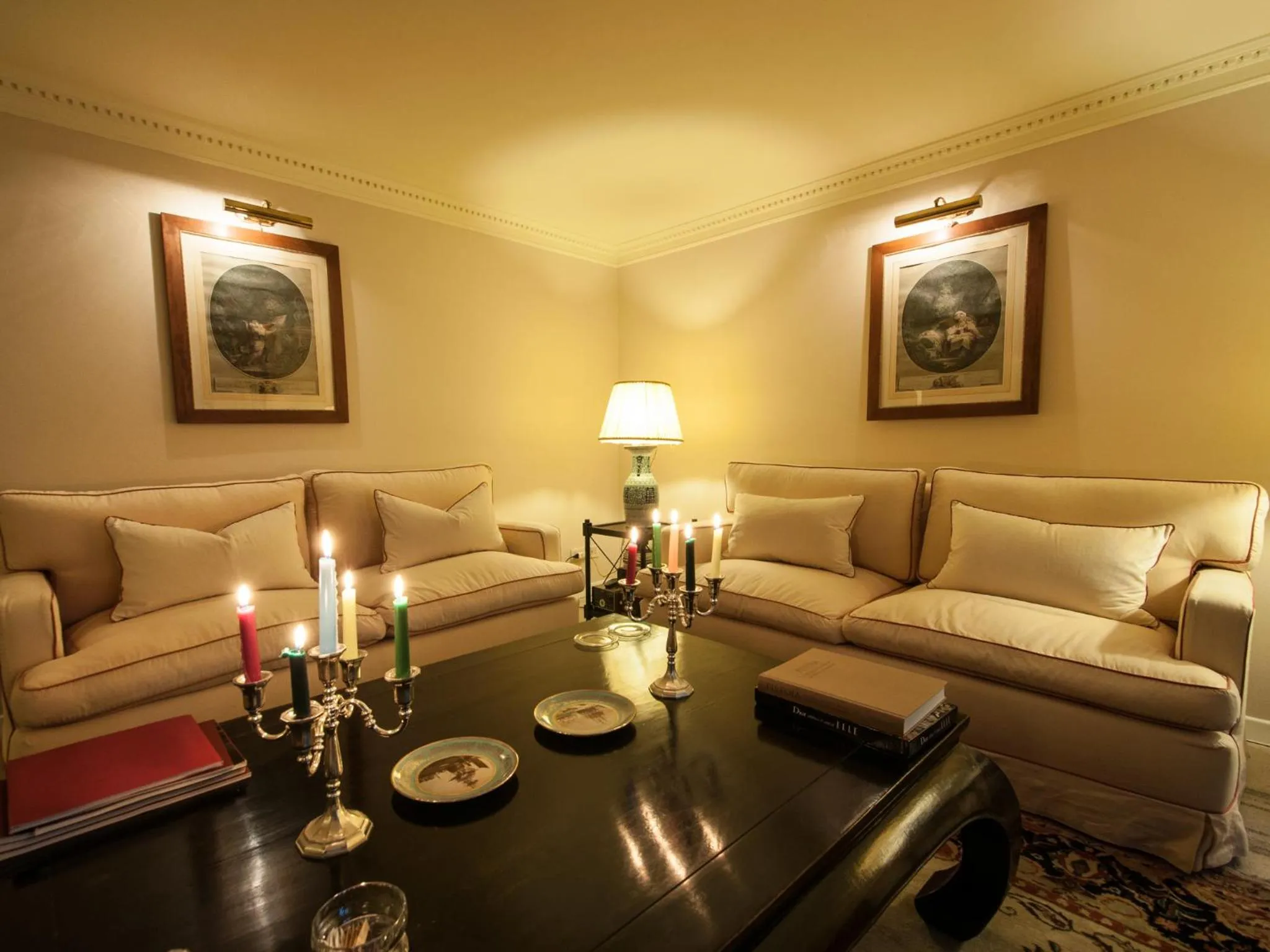 Communal lounge/ TV room in Villa Le Magnolie