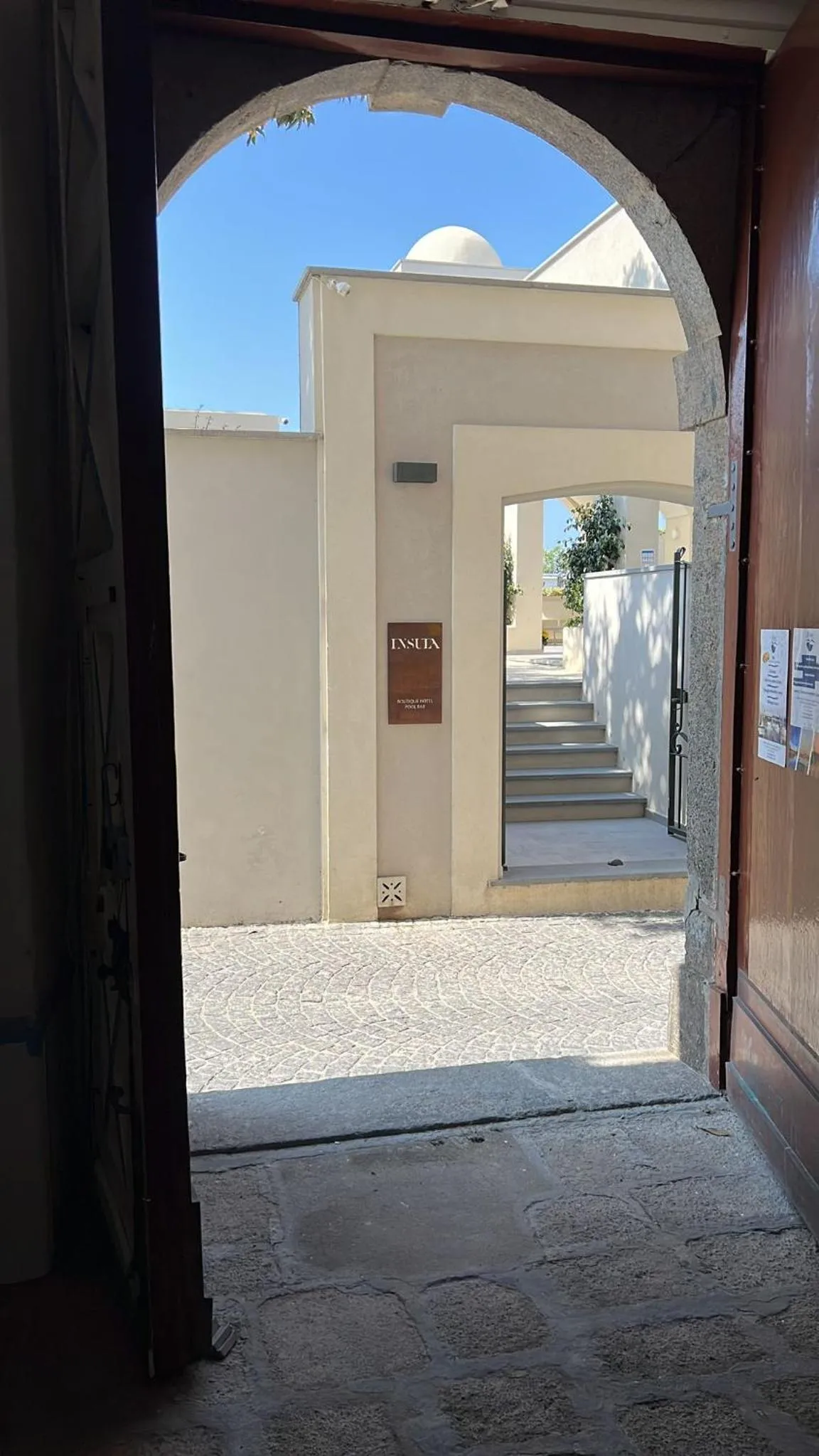 Facade/entrance in Palazzo Porta