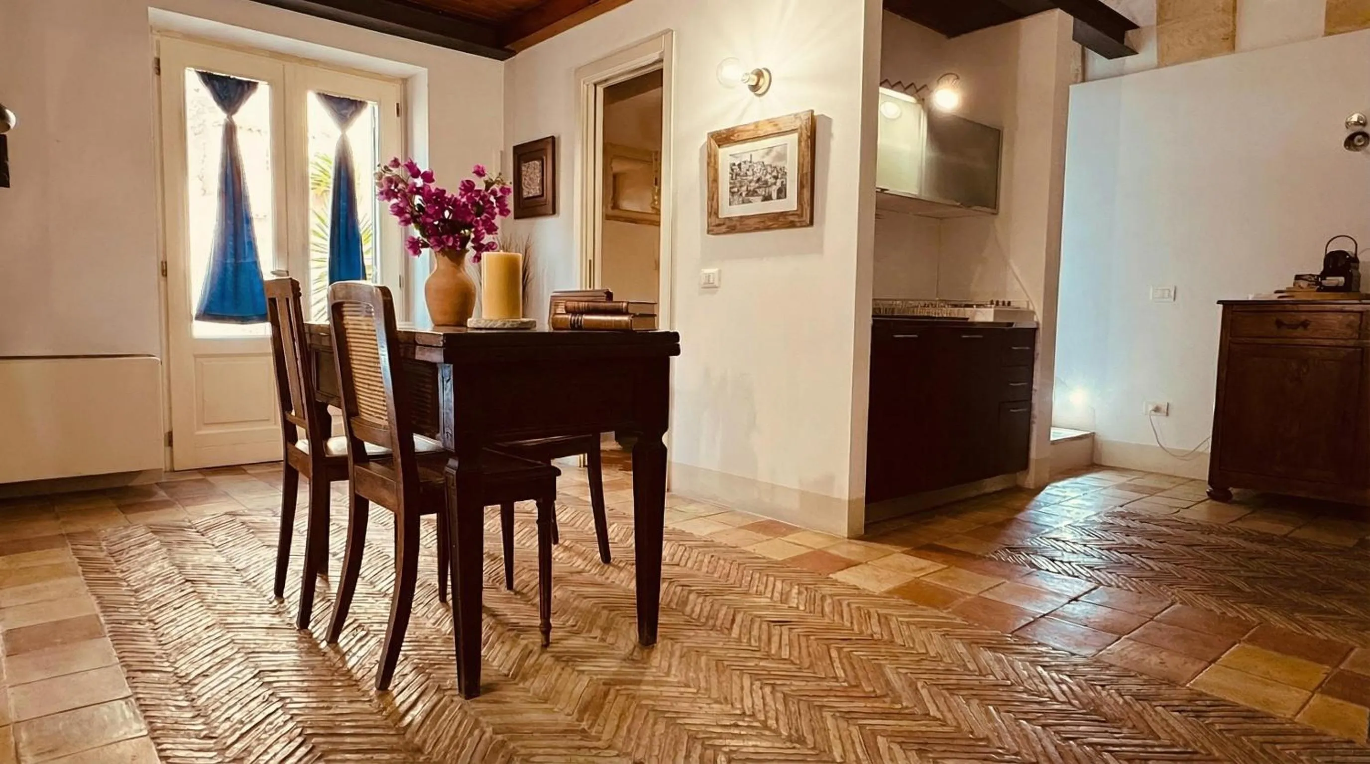 Kitchen or kitchenette in Hotel San Giorgio