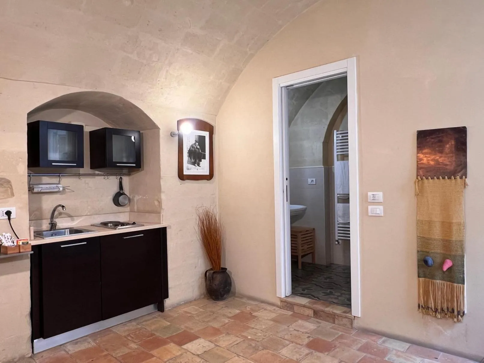 Kitchen or kitchenette in Hotel San Giorgio