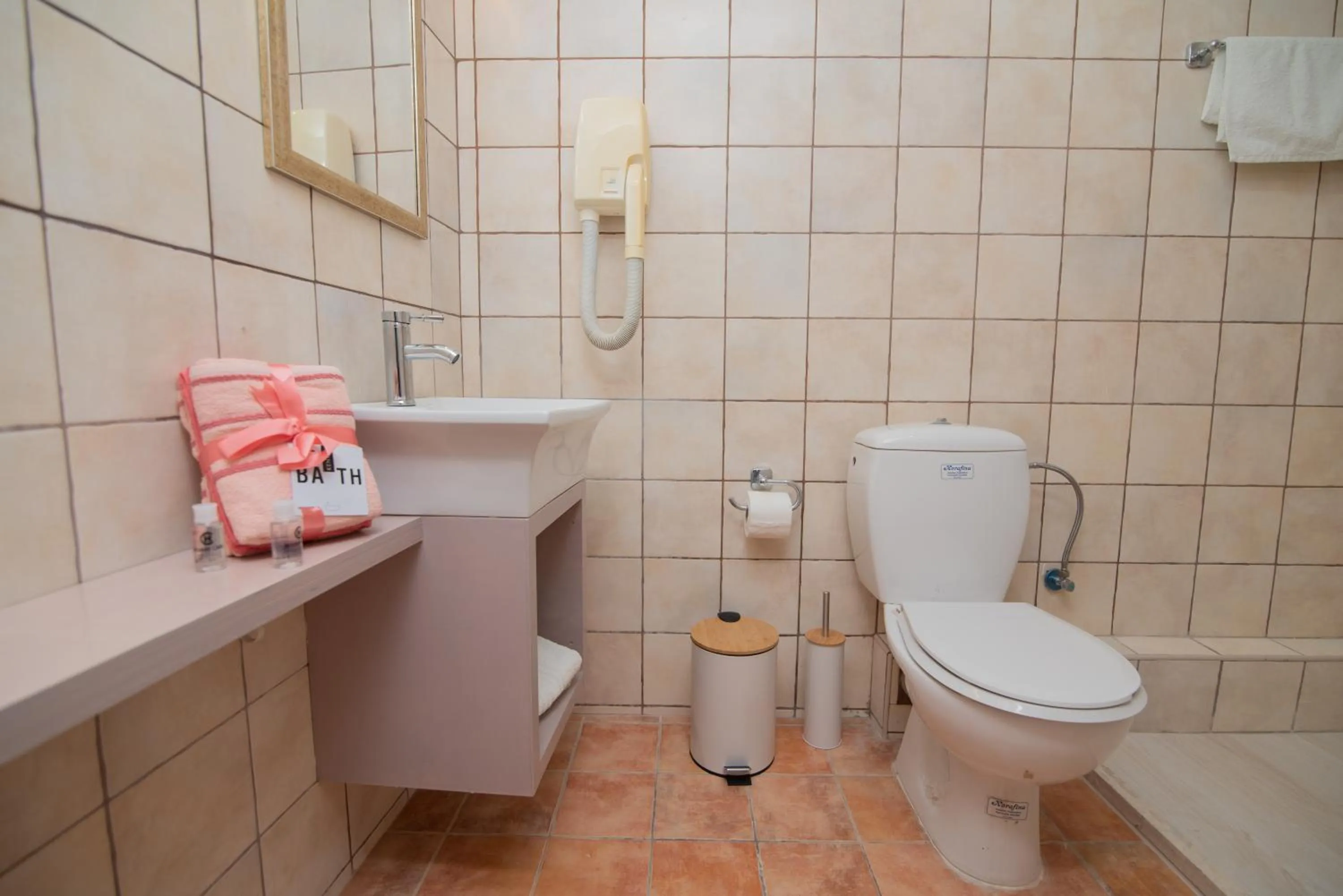 Bathroom in Tsaner Apartment and Rooms